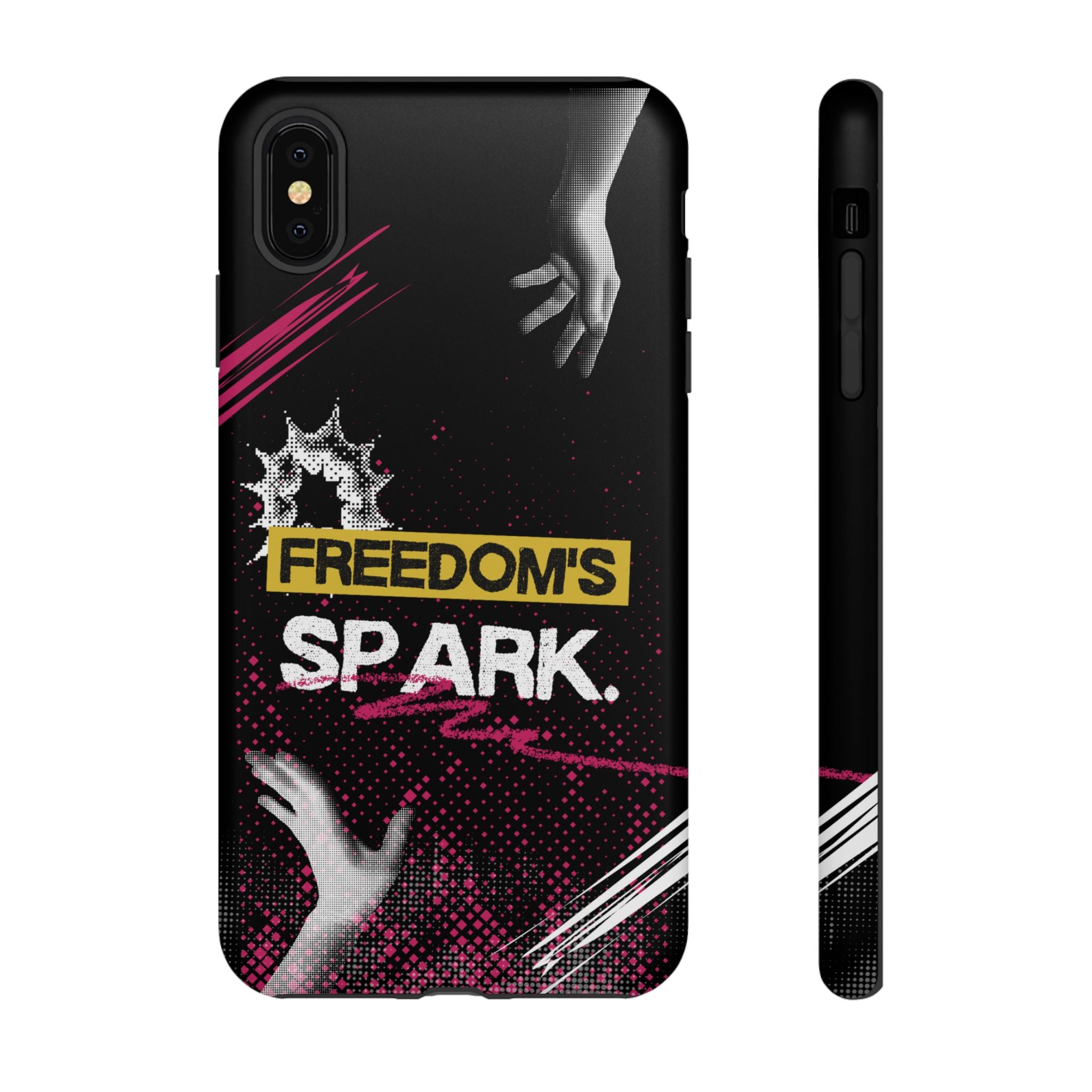 Tough Cases - Freedom's Spark Motivationsl Themed Phone Protection for iPhone, Samsung, and Google Pixel (Matte/Glossy)