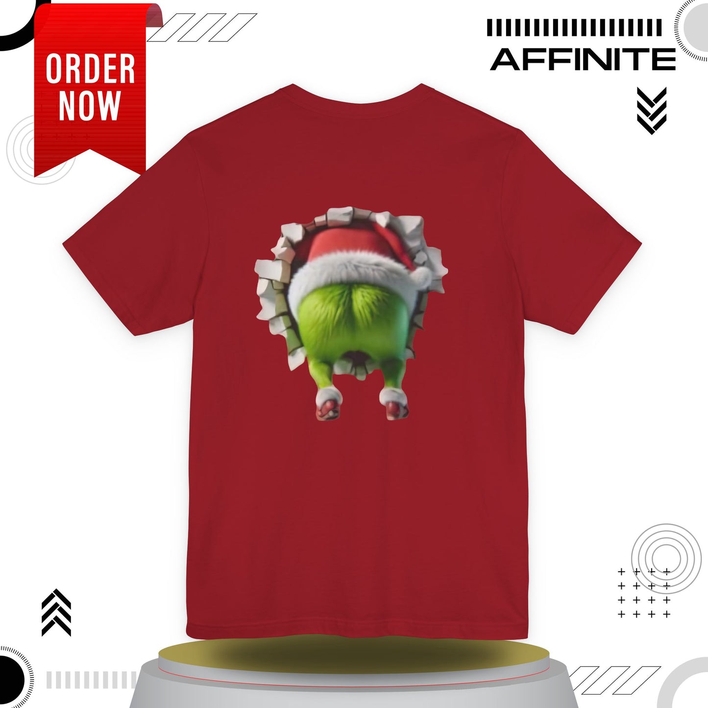 T-Shirt The Grinch Unisex Jersey Short Sleeve Tee | Soft Cotton Christmas T-Shirt