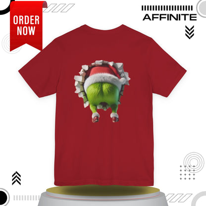 T-Shirt The Grinch Unisex Jersey Short Sleeve Tee | Soft Cotton Christmas T-Shirt