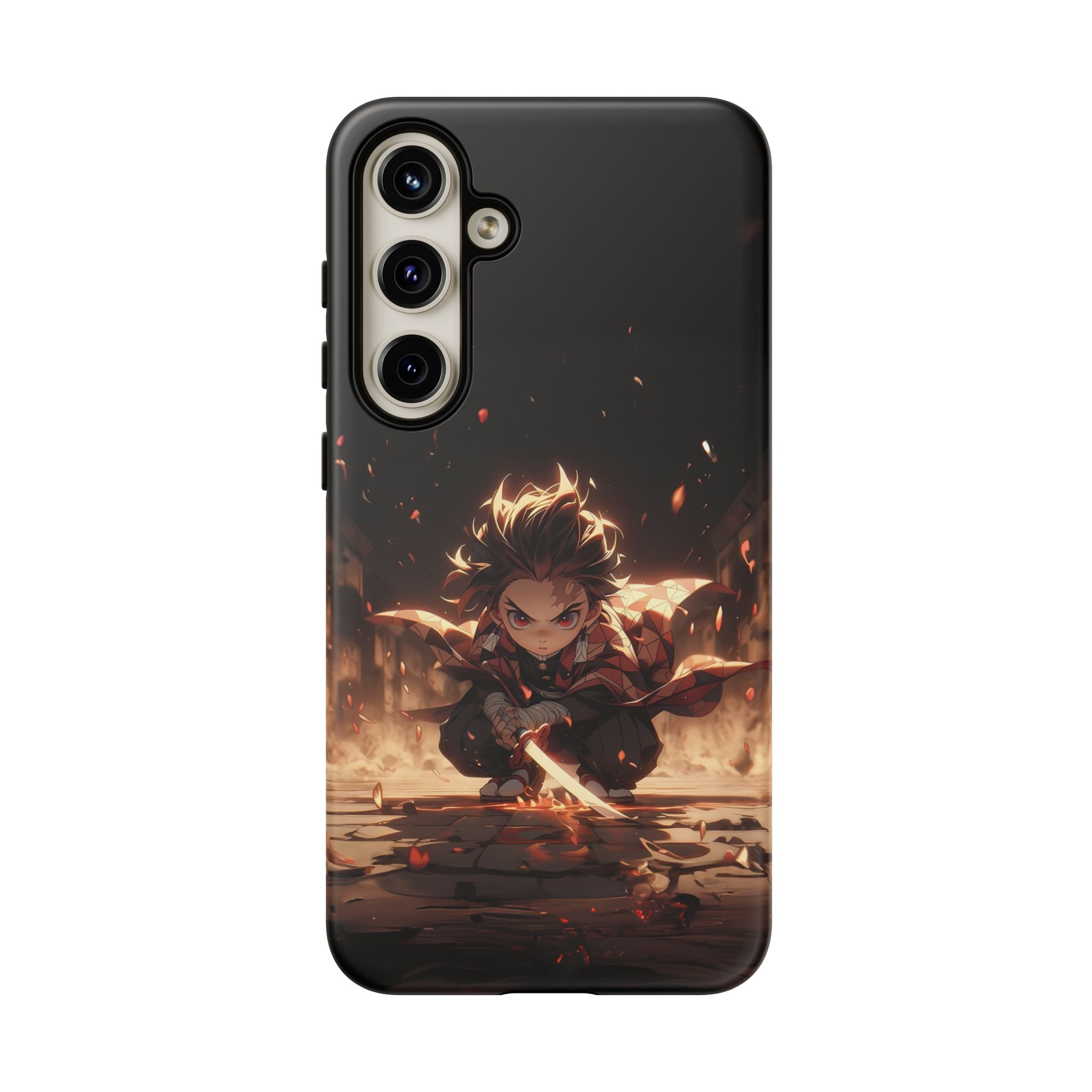 Tough Phone Case – Chibi Tanjiro Kamado Anime Protective Case for iPhone & Samsung