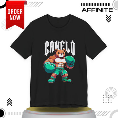 T-Shirt Boxing Bear T-Shirt - Unisex Jersey Short Sleeve Tee Inspired by Canelo