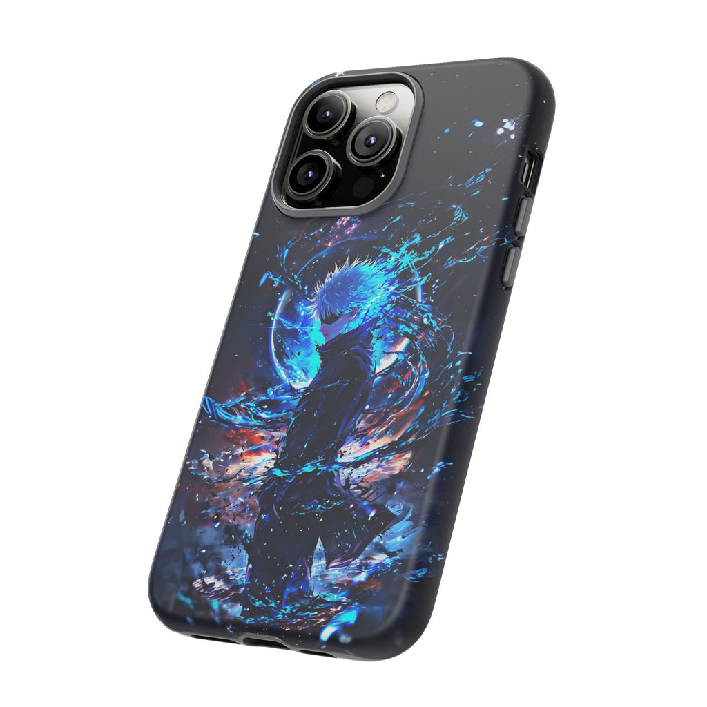 Anime Tough Phone Case – Gojou Satoru Design for iPhone, Samsung, and Google Pixel