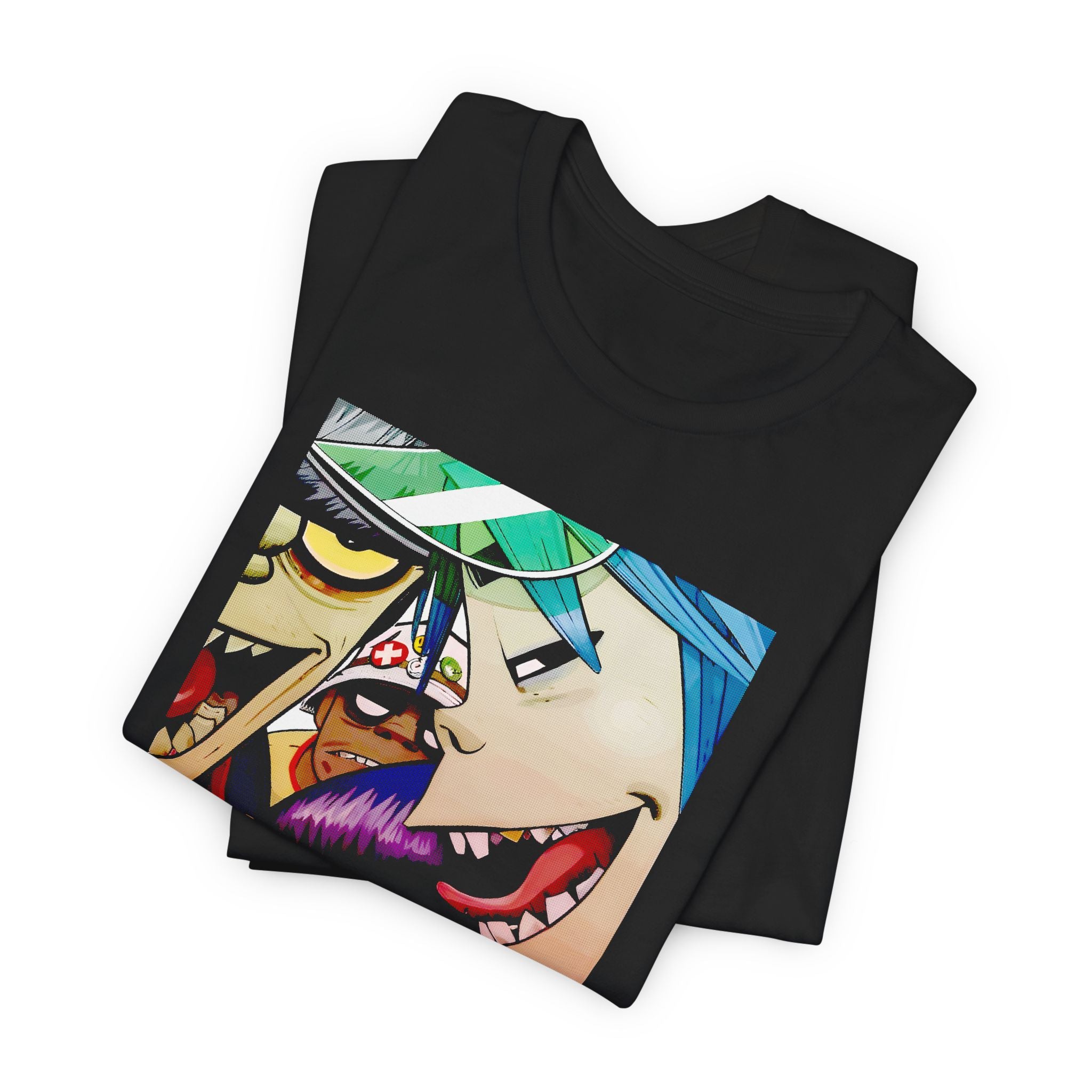 Gorillaz T-Shirt - Streetwear Unisex Band Tee for Music Fans (100% Cotton)
