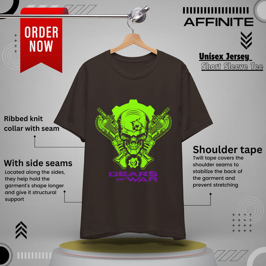 T-Shirt Level Up Your Style: The Ultimate Guide to Gears of War Shirts for Gamers Brown