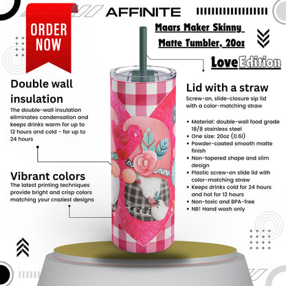 Tumblers Maars Maker 20oz Love Skinny Tumbler – Matte & Modern Deep Teal 20oz Matte