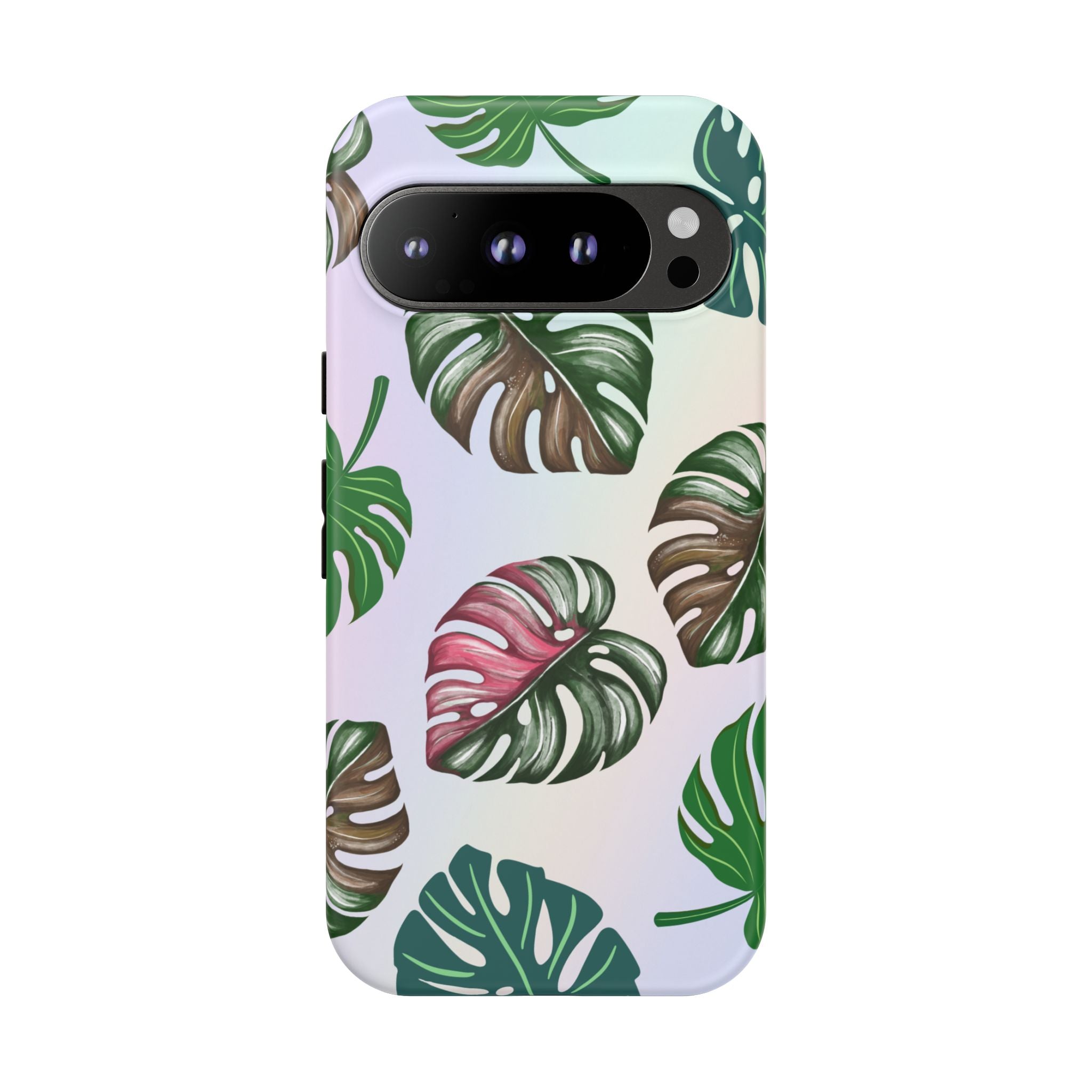 Tough Cases - Monstera Leaf Themed Phone Protection for iPhone, Samsung, and Google Pixel (Matte/Glossy)