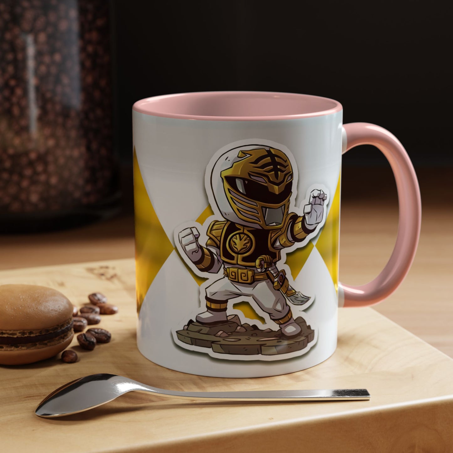 Mug White Ranger Mug – 11oz & 15oz Mighty Morphin Power Rangers Ceramic Cup