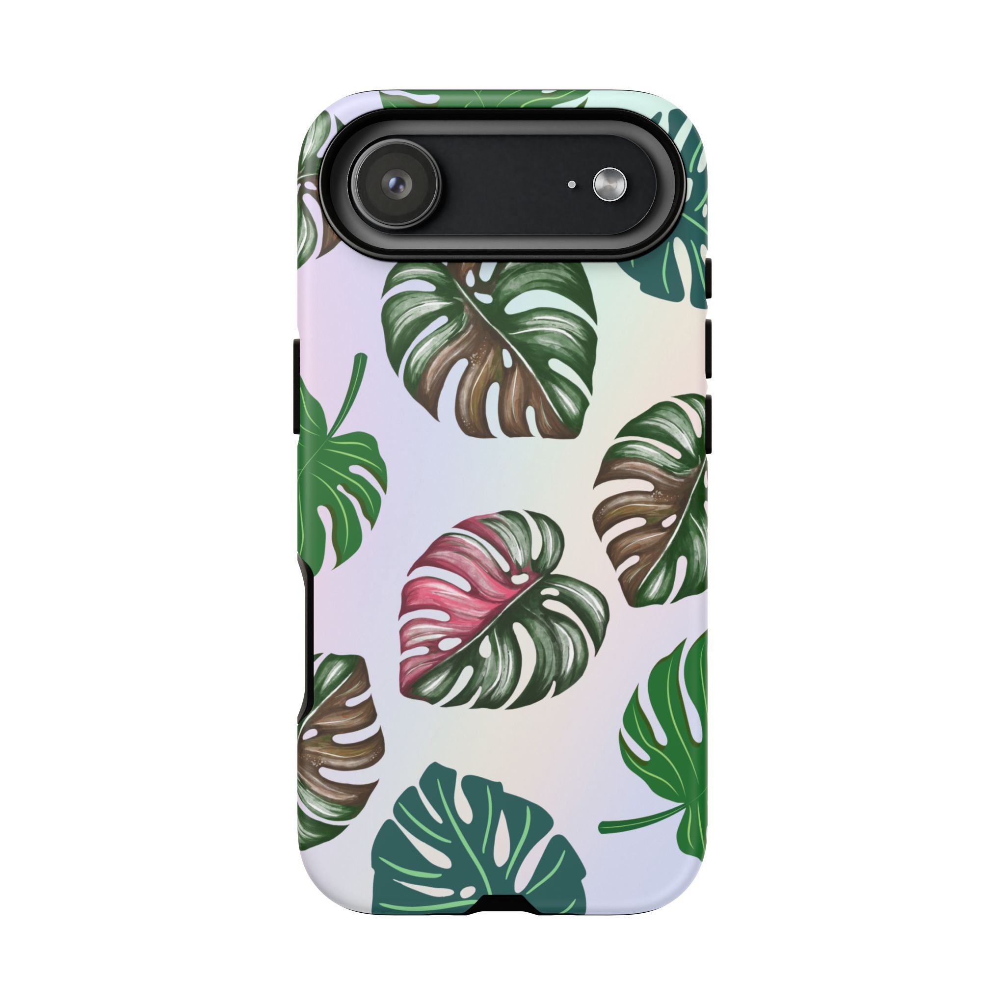 Tough Cases - Monstera Leaf Themed Phone Protection for iPhone, Samsung, and Google Pixel (Matte/Glossy)
