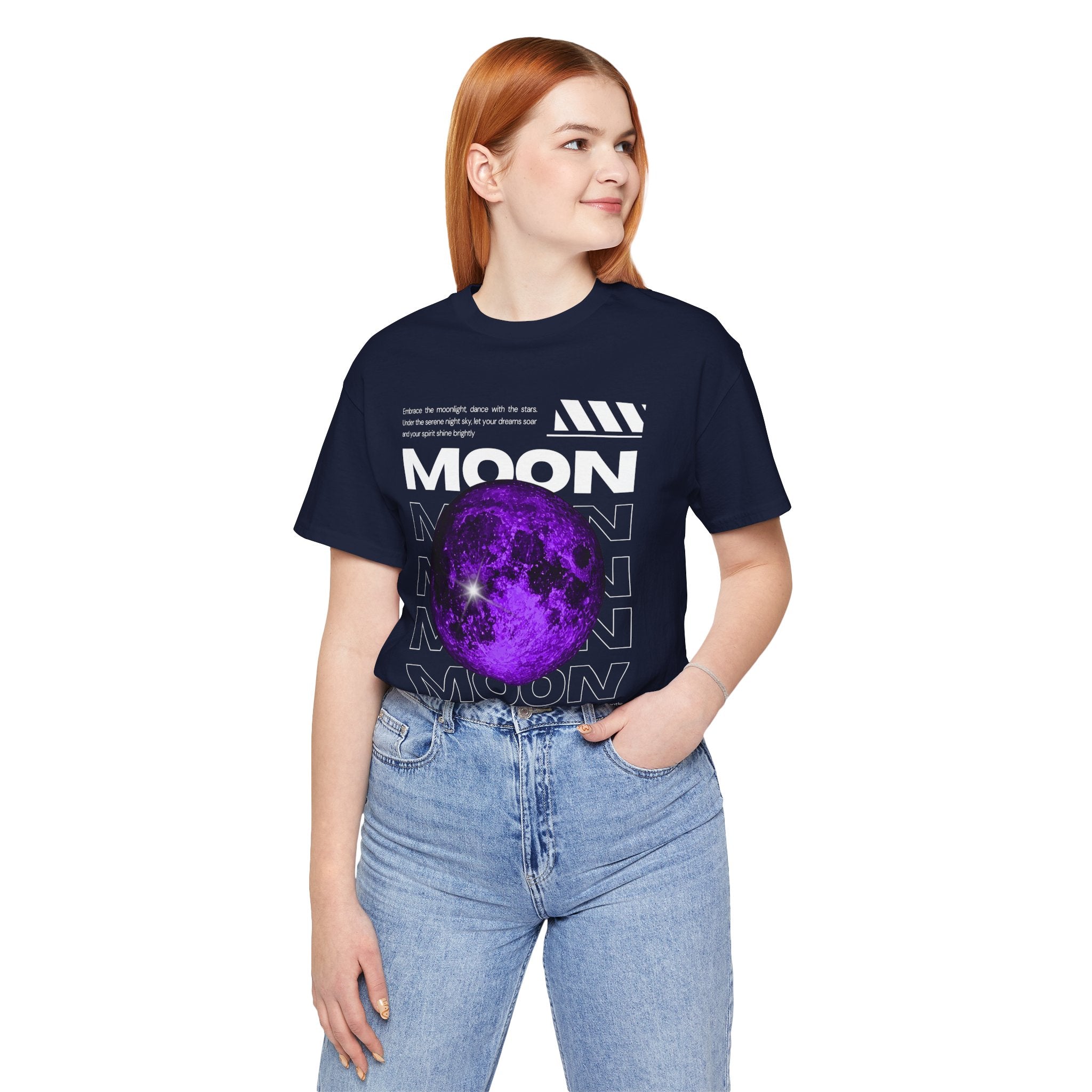 Unisex Moon-Themed T-Shirt | Casual Short Sleeve Tee | Astronaut Lover Gift