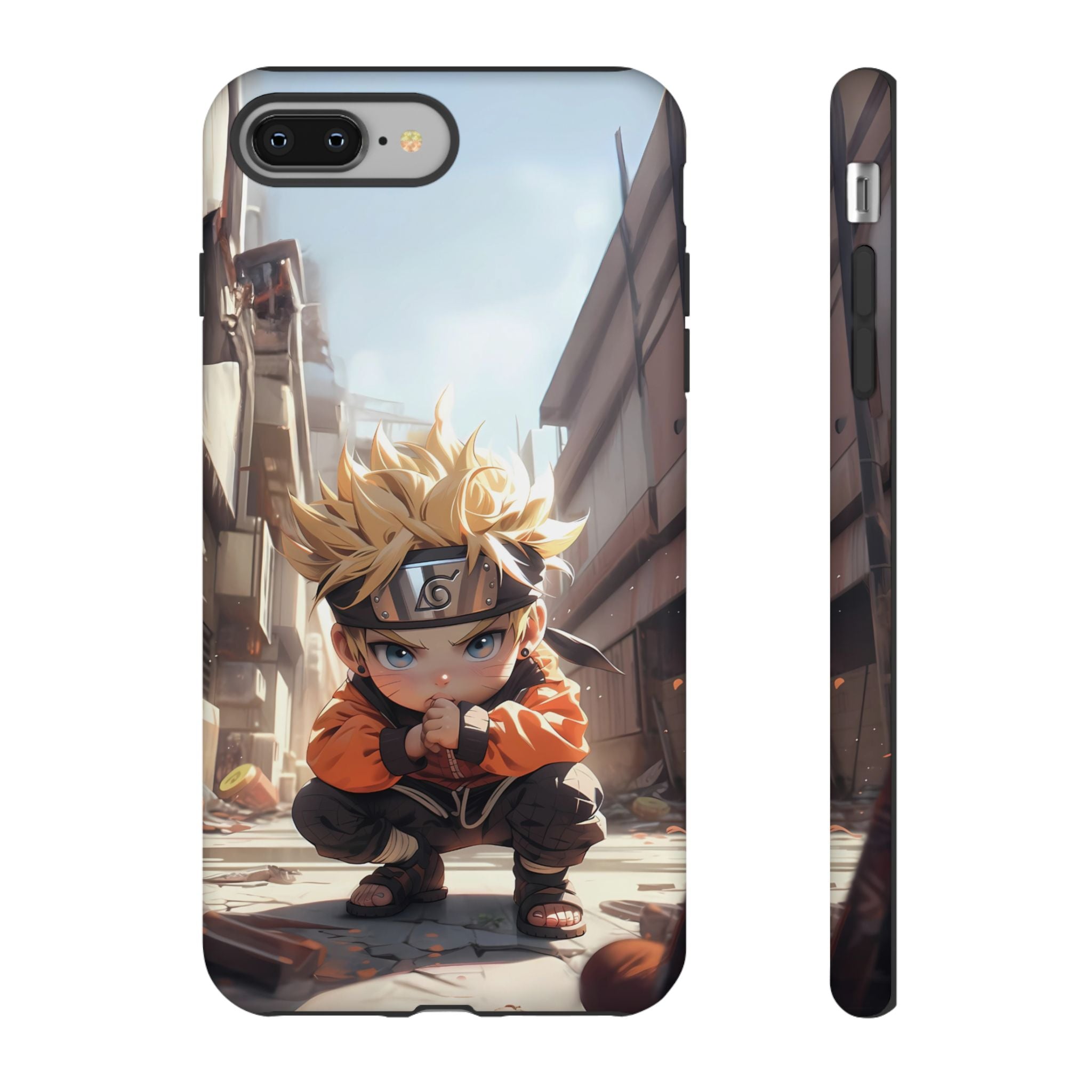 Chibi Naruto Tough Phone Case – Anime Protective Case for iPhone & Samsung, UV Resistant, Durable & Stylish