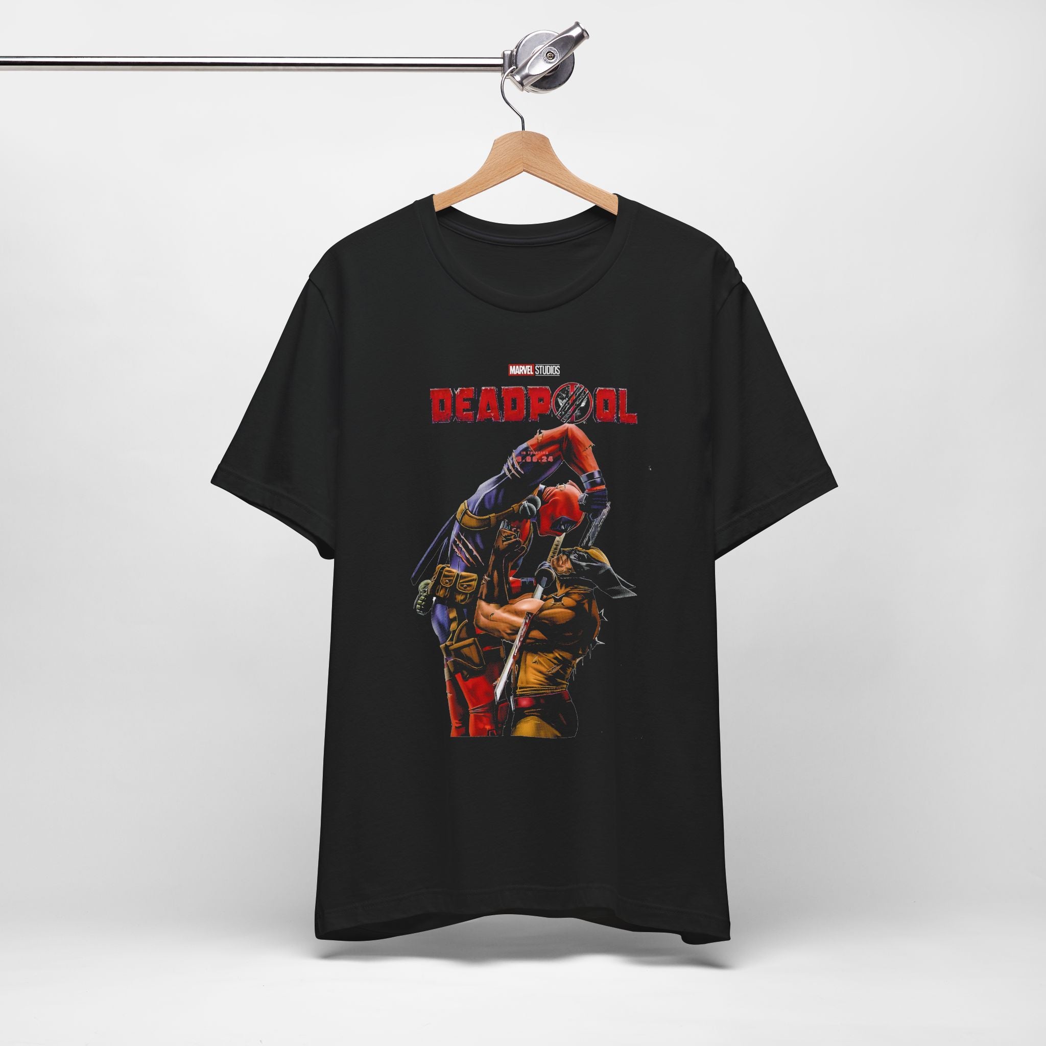 Deadpool Graphic Tee – Marvel Movie Unisex Jersey Shirt | Soft Cotton for Comic Fans & Pop Culture Lovers