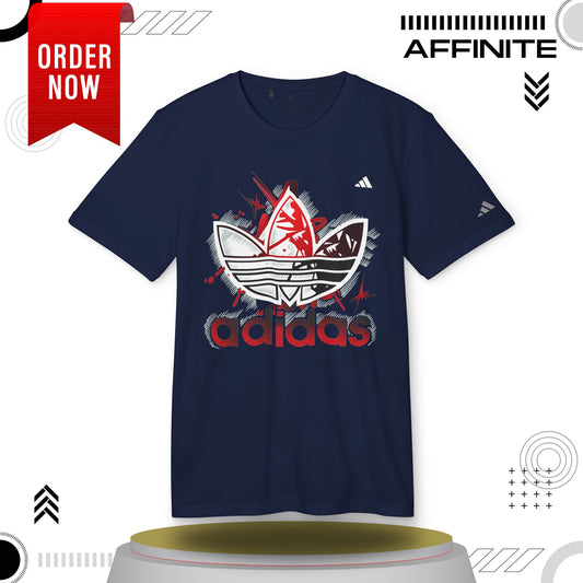 T-Shirt Athletic Apparel - Adidas Performance Sport Tee (Men/Women) Collegiate Navy 4XL
