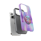 Futuristic Gradient Tough Case – 'Future is Now' 3D Design | Shockproof & UV Protected