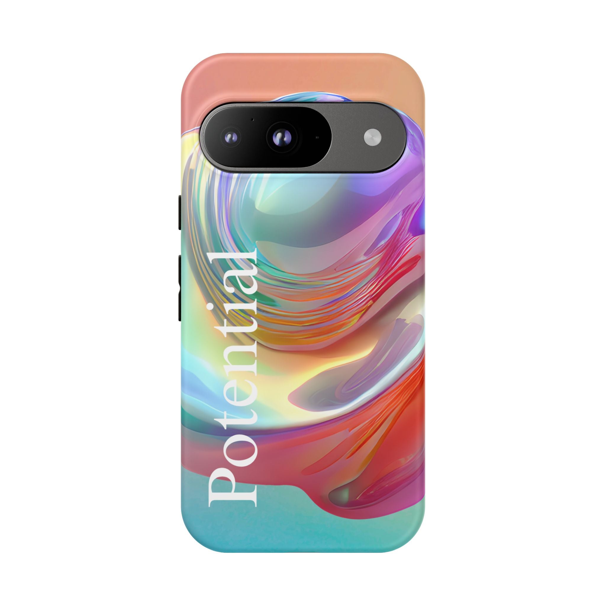 Colorful Phone Tough Case - "Potential" Metamorph Design