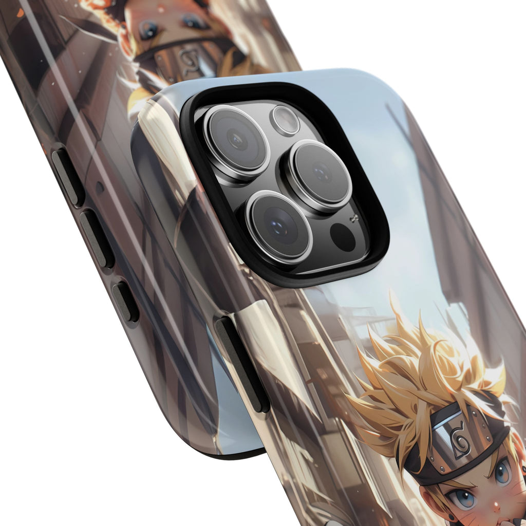 Chibi Naruto Tough Phone Case – Anime Protective Case for iPhone & Samsung, UV Resistant, Durable & Stylish