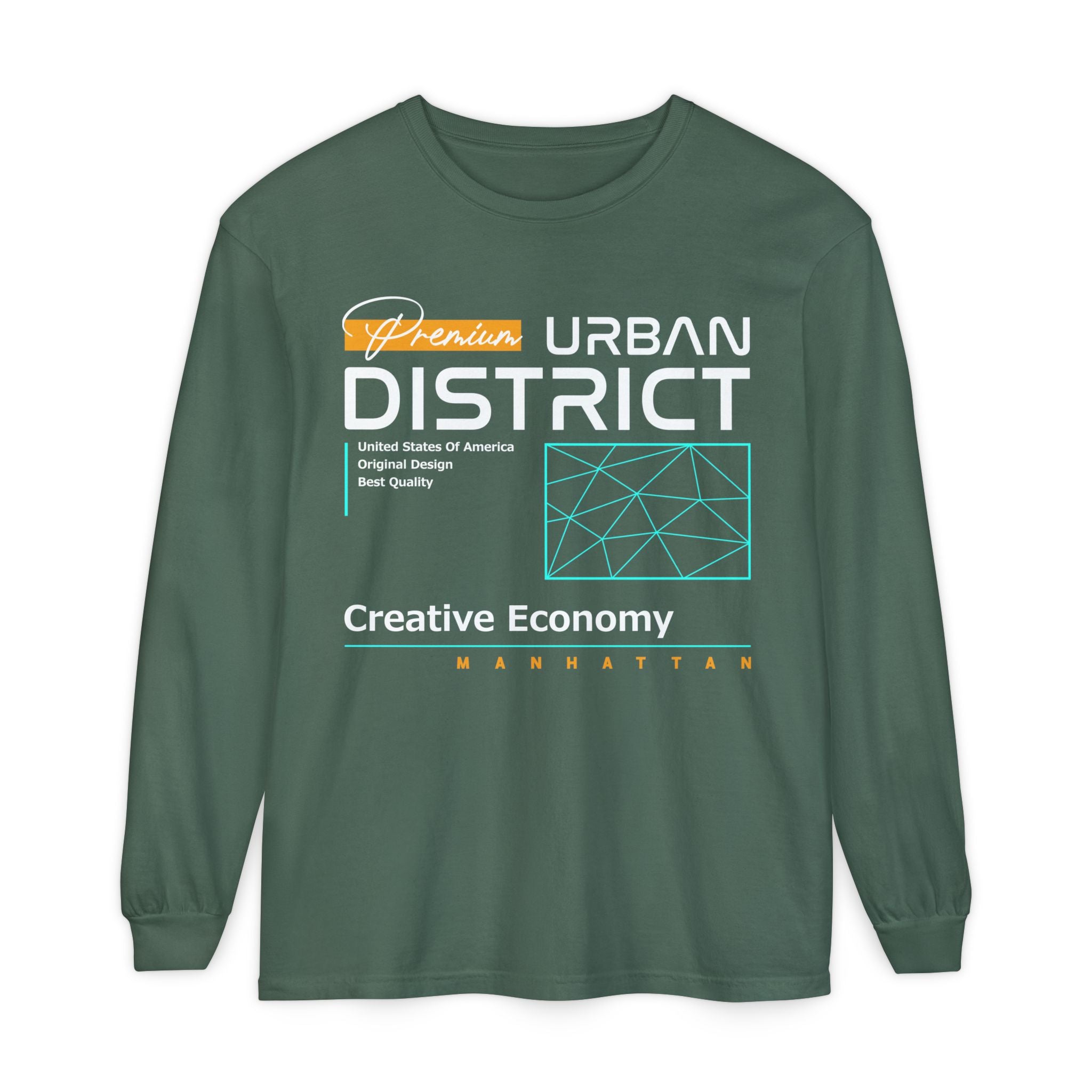 Vintage Graphic Long Sleeve Tee - Urban District Unisex Shirt