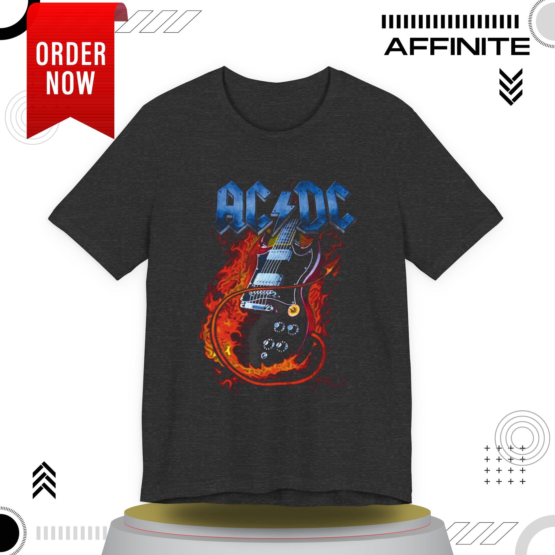 T-Shirt Rock In T Shirt - AC/DC Graphic Tee (Unisex Rock Shirt)