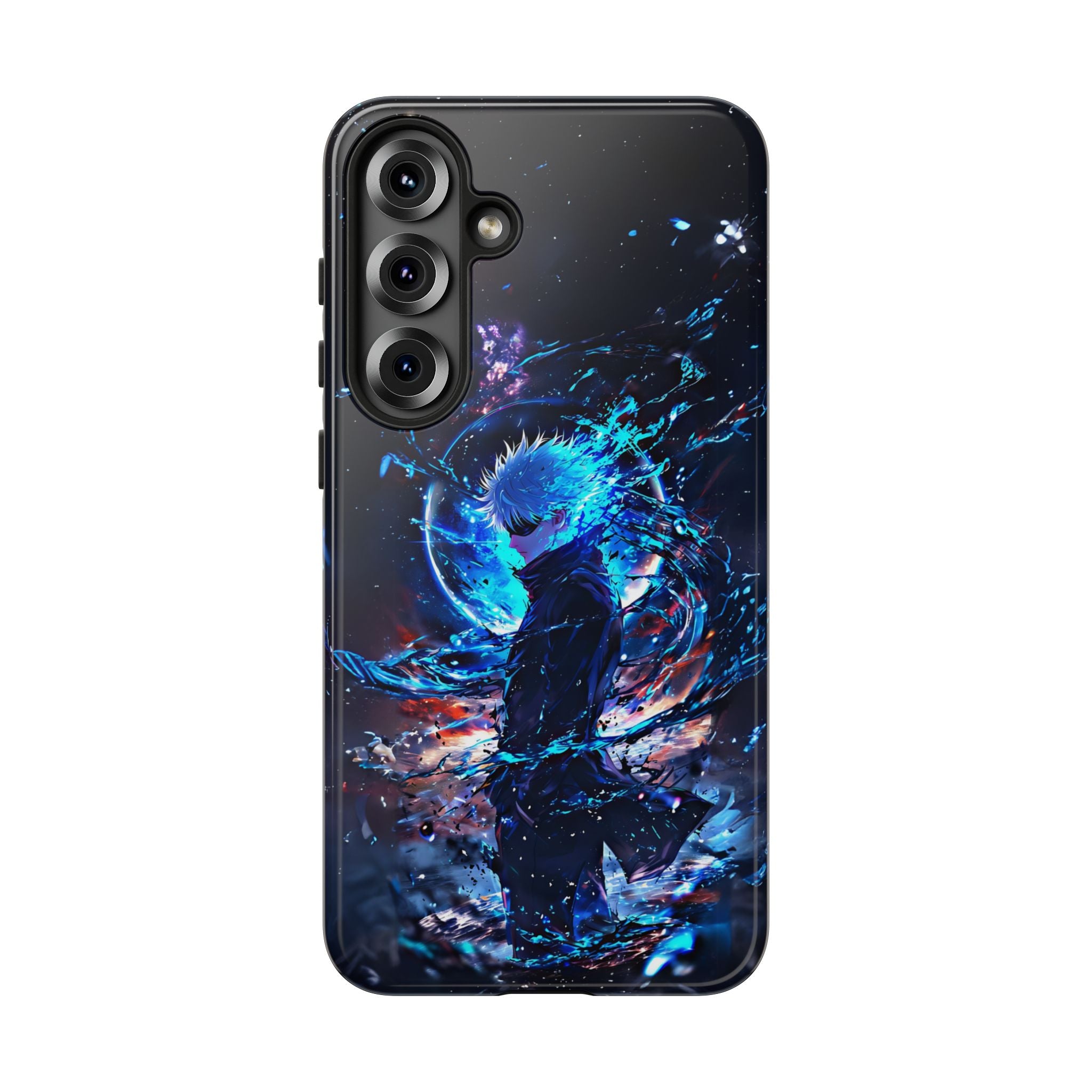 Anime Tough Phone Case – Gojou Satoru Design for iPhone, Samsung, and Google Pixel