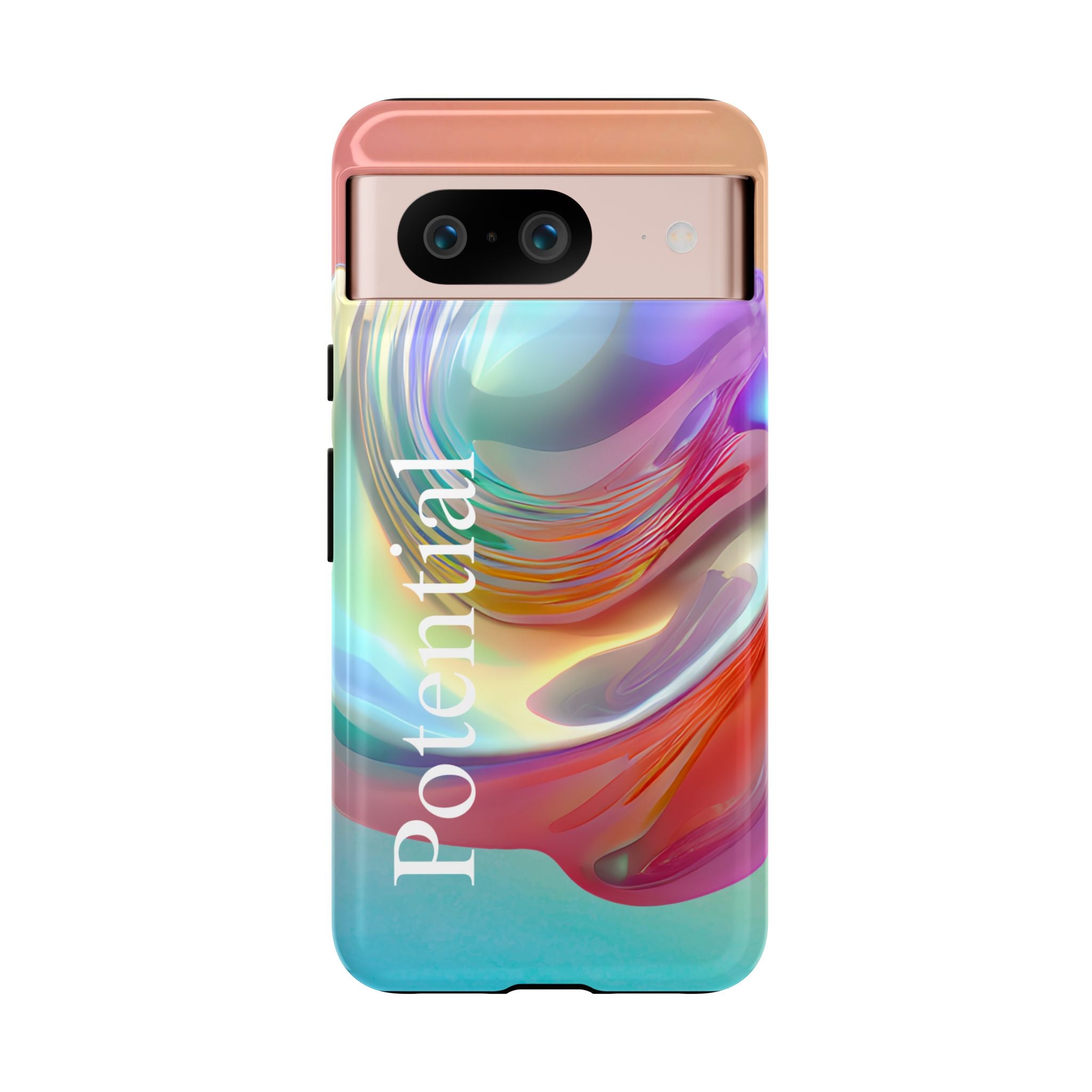 Colorful Phone Tough Case - "Potential" Metamorph Design
