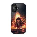 Chibi Nezuko Kamado Tough Phone Case – Anime Protective Case for iPhone & Samsung, UV Resistant, Durable & Stylish