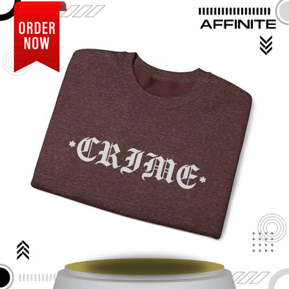 Sweatshirt CRIME Graphic Sweatshirt - Unisex Heavy Blend Crewneck (Cotton/Polyester)