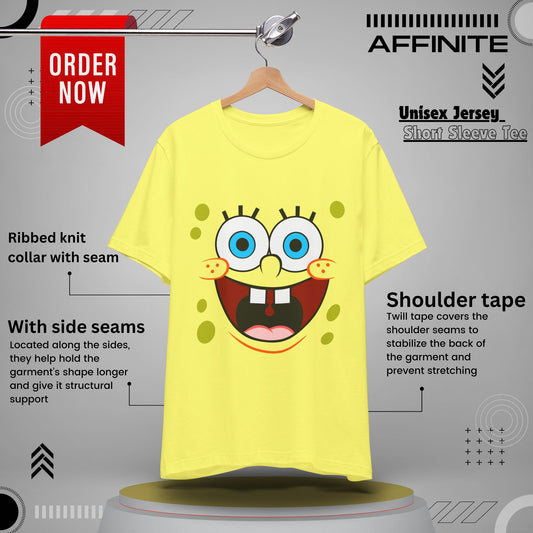 T-Shirt Cartoon Clothing - Spongebob Graphic Tee (Patrick & Mr. Krab)