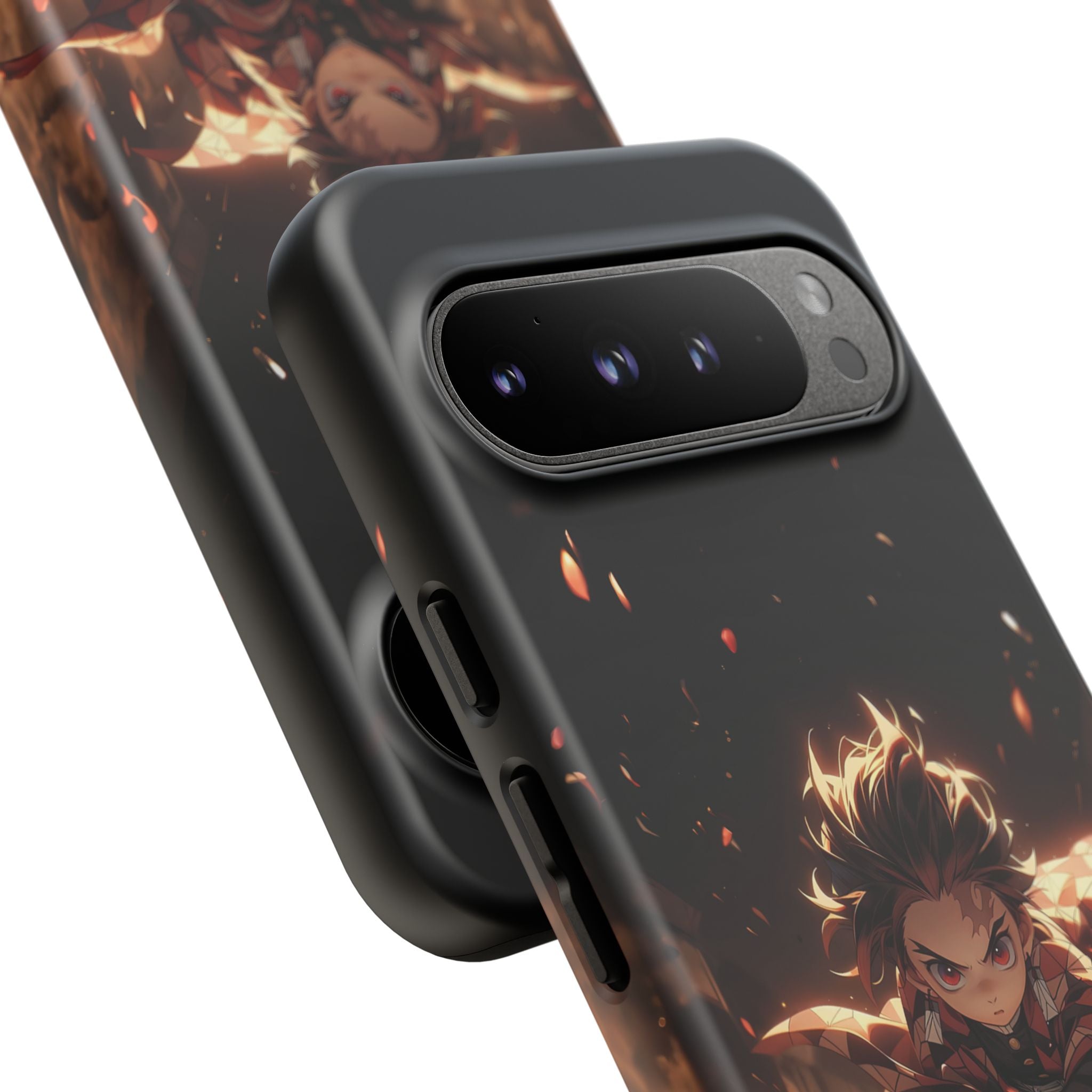 Tough Phone Case – Chibi Tanjiro Kamado Anime Protective Case for iPhone & Samsung