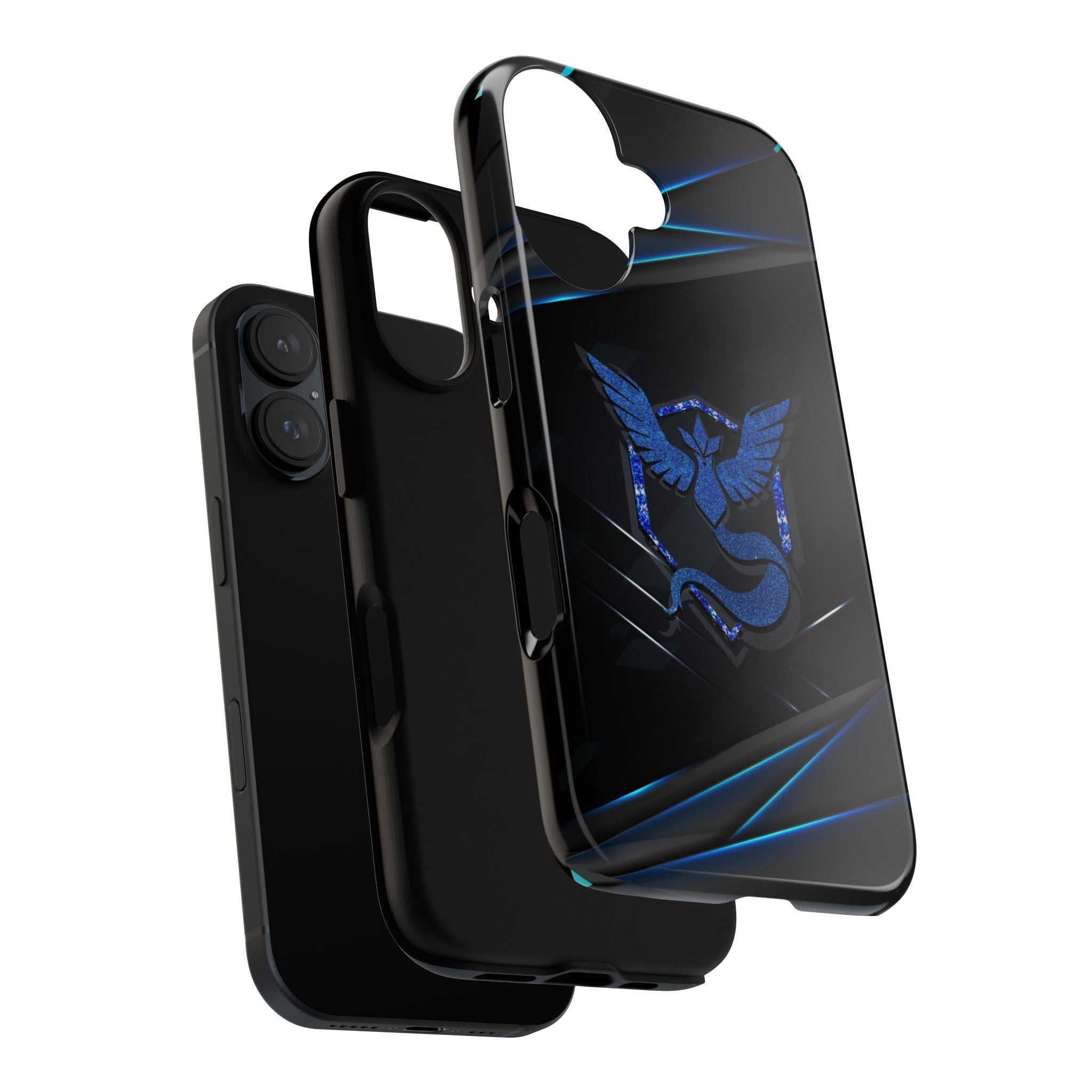 Team Mystic Phone Case - Tough Dual-Layer Protective Case for iPhone, Samsung, Pixel