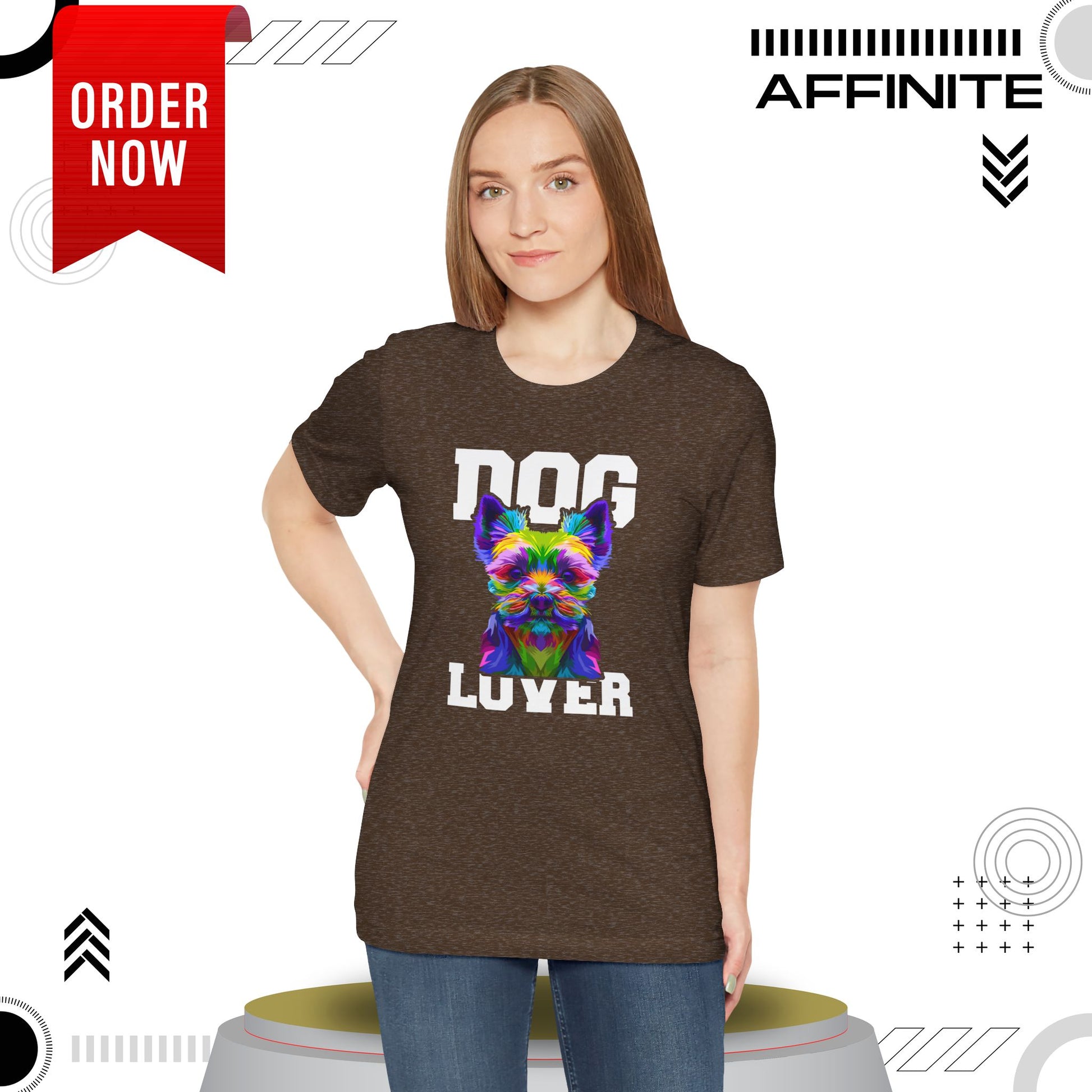 T-Shirt Dog Lover Unisex T-Shirt | Sharp Dog Graphic