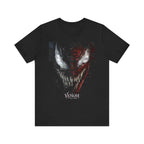 T-Shirt Venom Graphic Tee - Unisex Comic Book T-Shirt for Fans (100% Cotton) Solid Black Blend