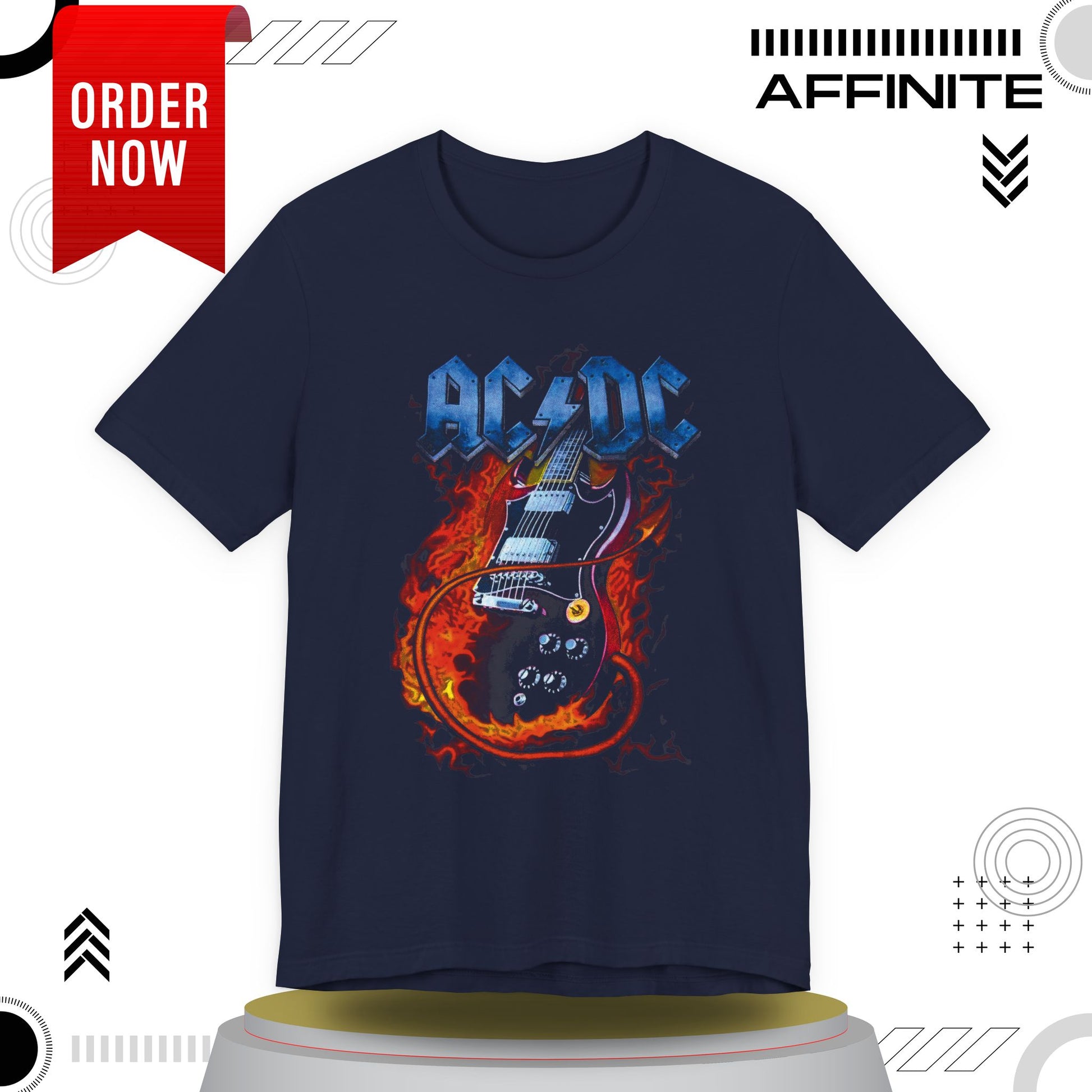 T-Shirt Rock In T Shirt - AC/DC Graphic Tee (Unisex Rock Shirt)
