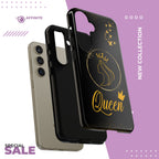 Tough Case Queen Phone Case – Matte & Glossy Crown Design for iPhone, Samsung & Pixel