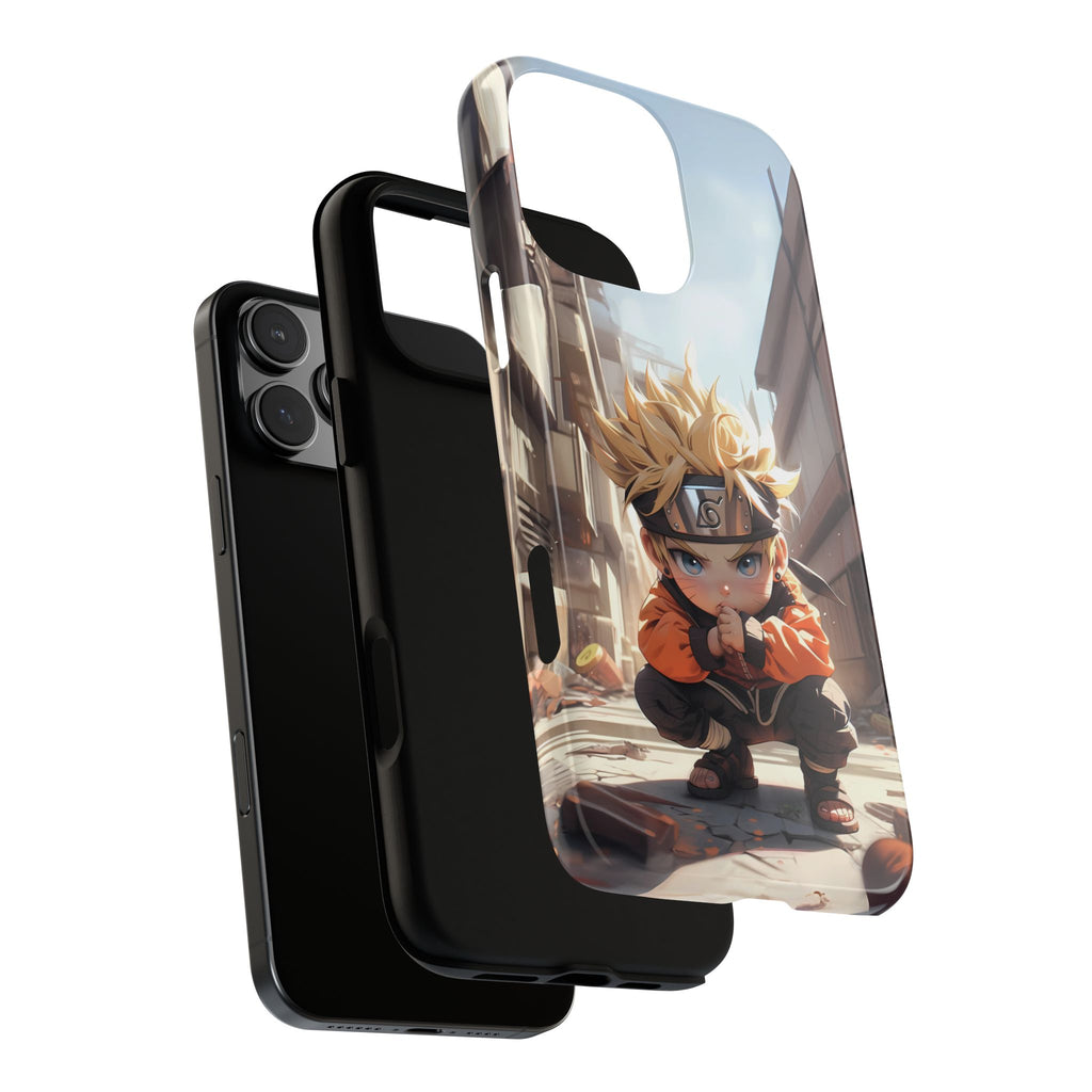 Chibi Naruto Tough Phone Case – Anime Protective Case for iPhone & Samsung, UV Resistant, Durable & Stylish