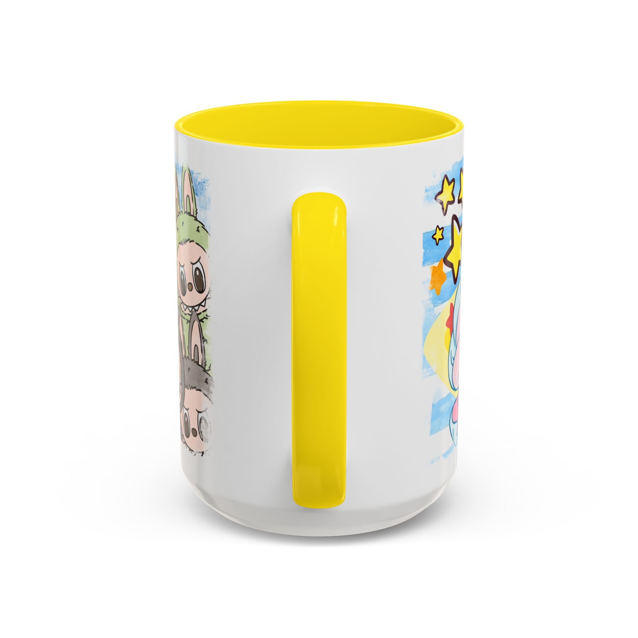 Lazy Yoga Accent Coffee Mug - Cute Animal Design 11oz & 15oz