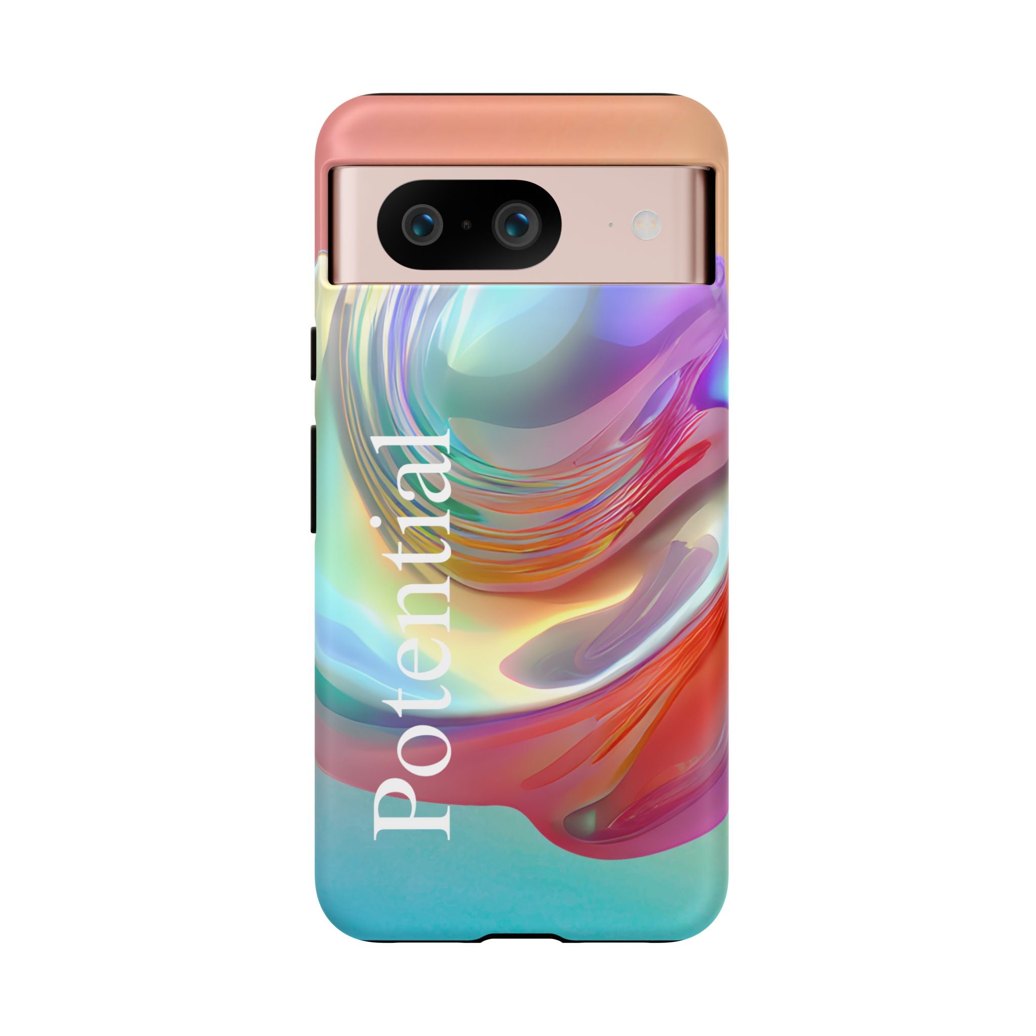 Colorful Phone Tough Case - "Potential" Metamorph Design