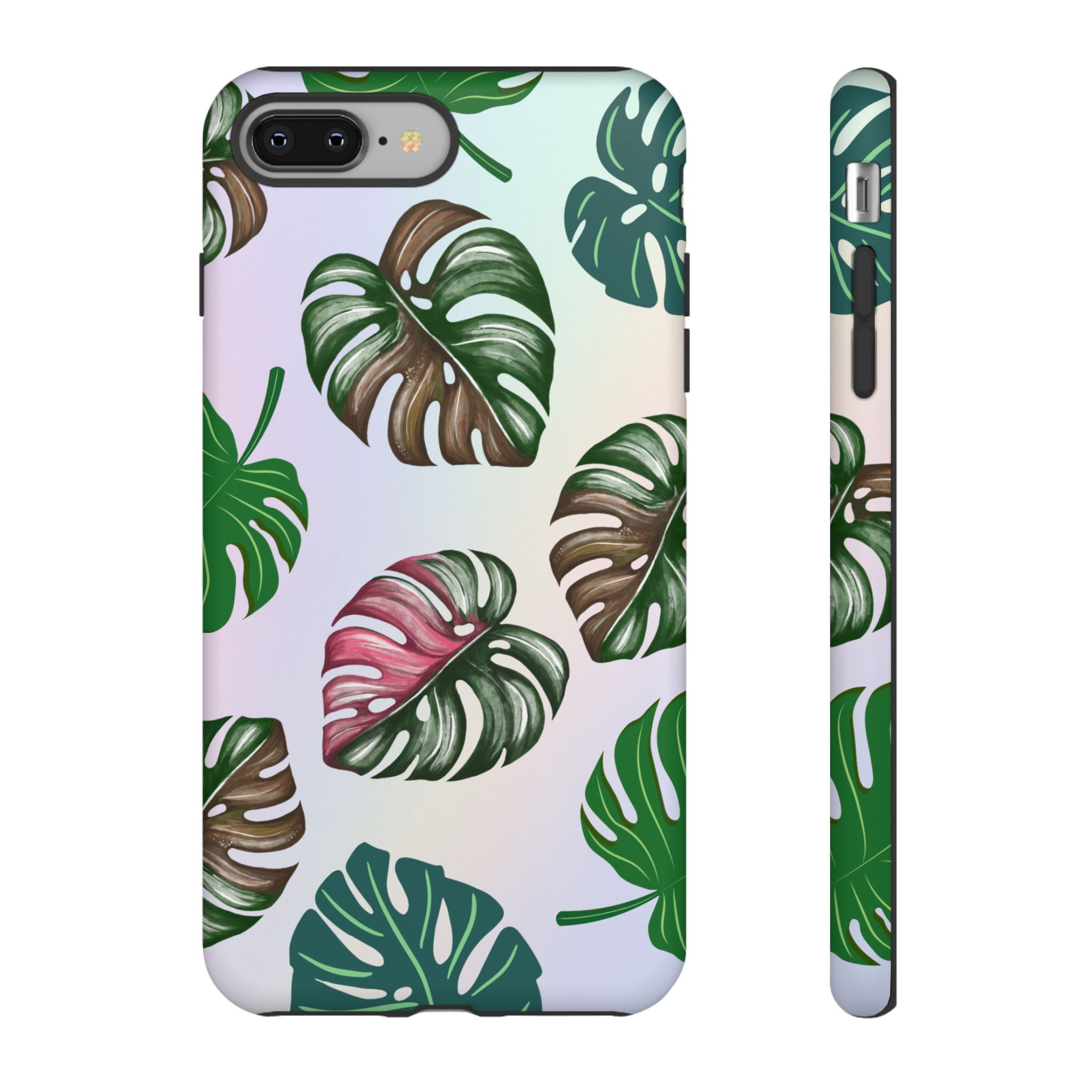 Tough Cases - Monstera Leaf Themed Phone Protection for iPhone, Samsung, and Google Pixel (Matte/Glossy)