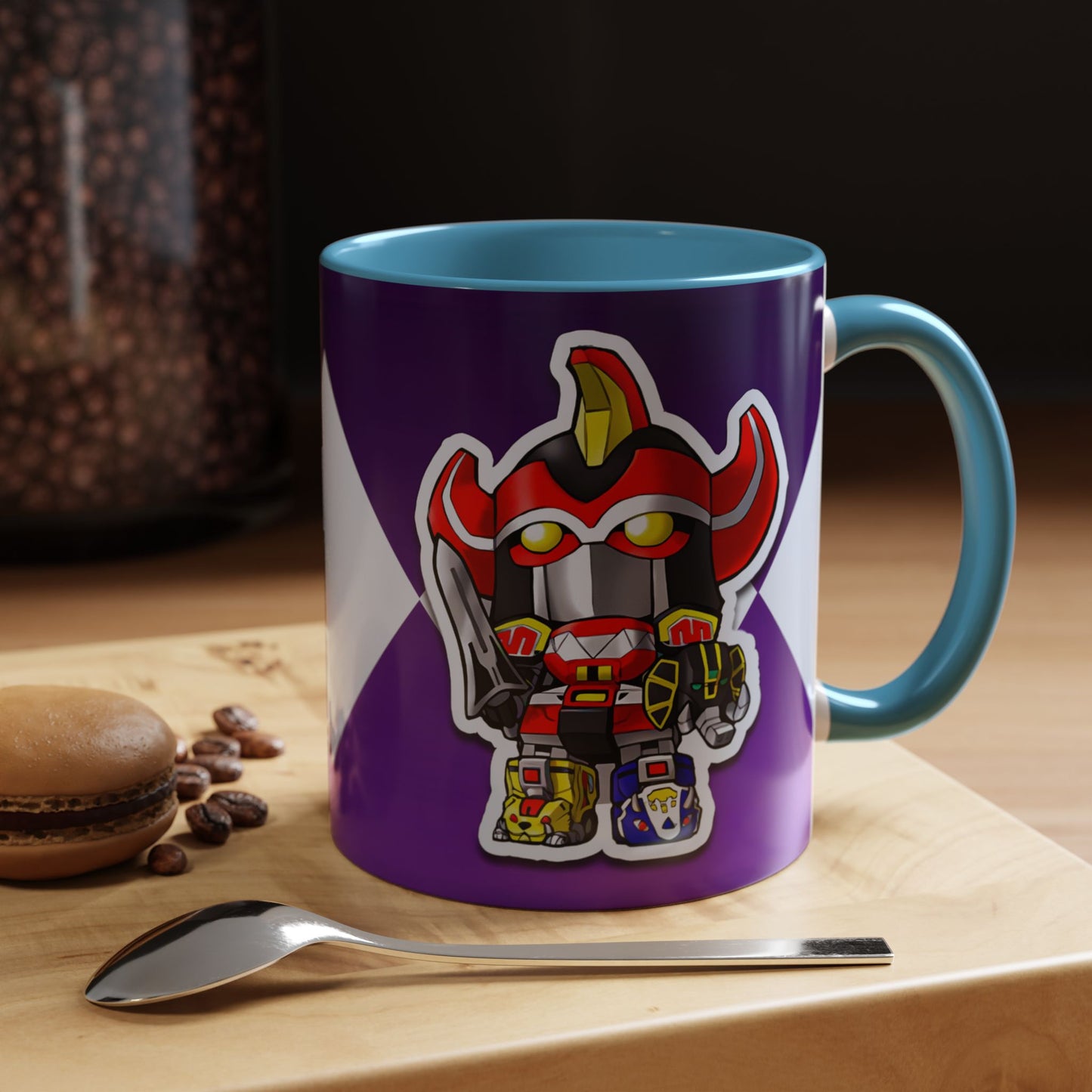 Mug Mighty Morphin Power Rangers Megazord Ceramic Mug - 11oz & 15oz Coffee Mug - Accent Mug for Pop Culture Fans