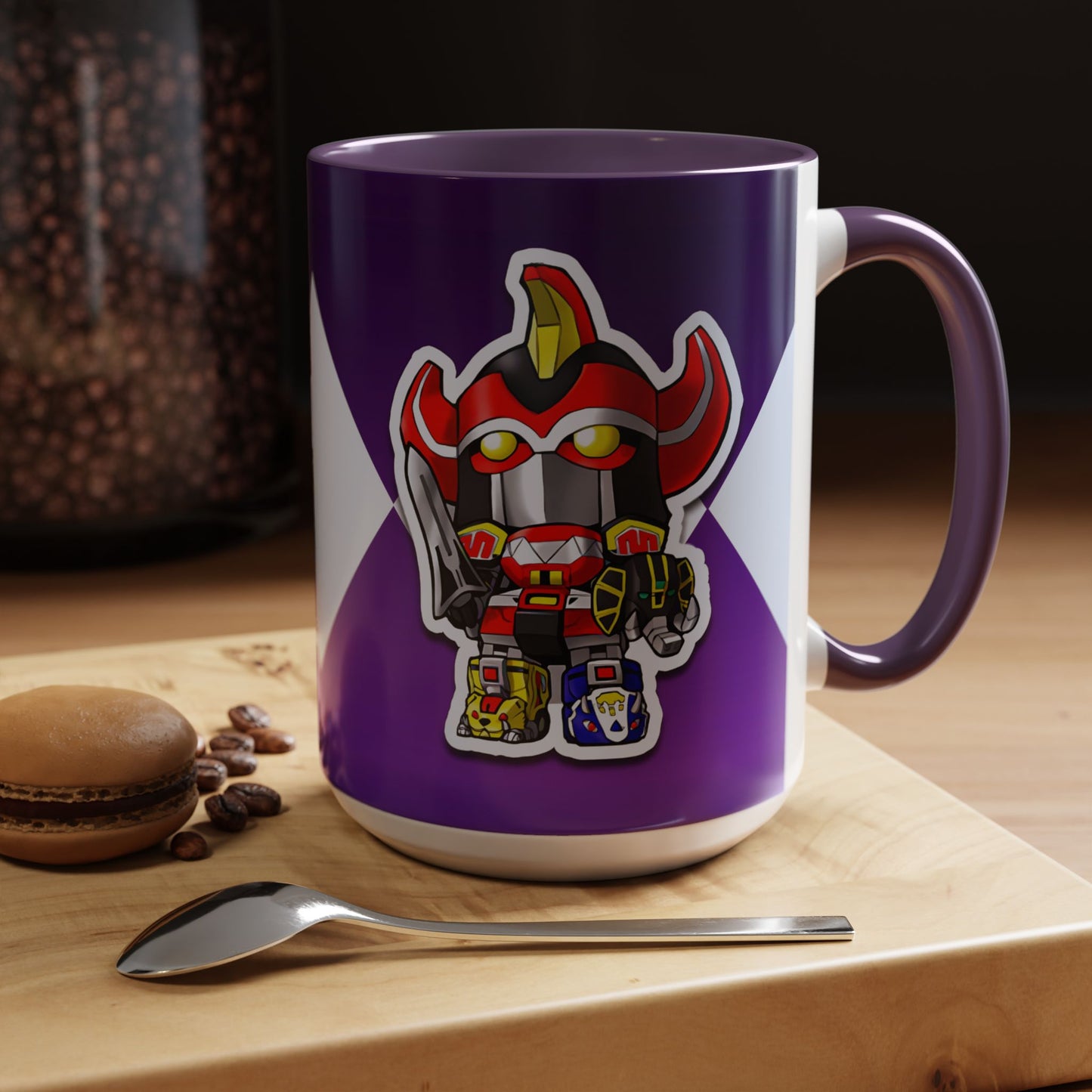 Mug Mighty Morphin Power Rangers Megazord Ceramic Mug - 11oz & 15oz Coffee Mug - Accent Mug for Pop Culture Fans