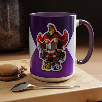 Mug Mighty Morphin Power Rangers Megazord Ceramic Mug - 11oz & 15oz Coffee Mug - Accent Mug for Pop Culture Fans