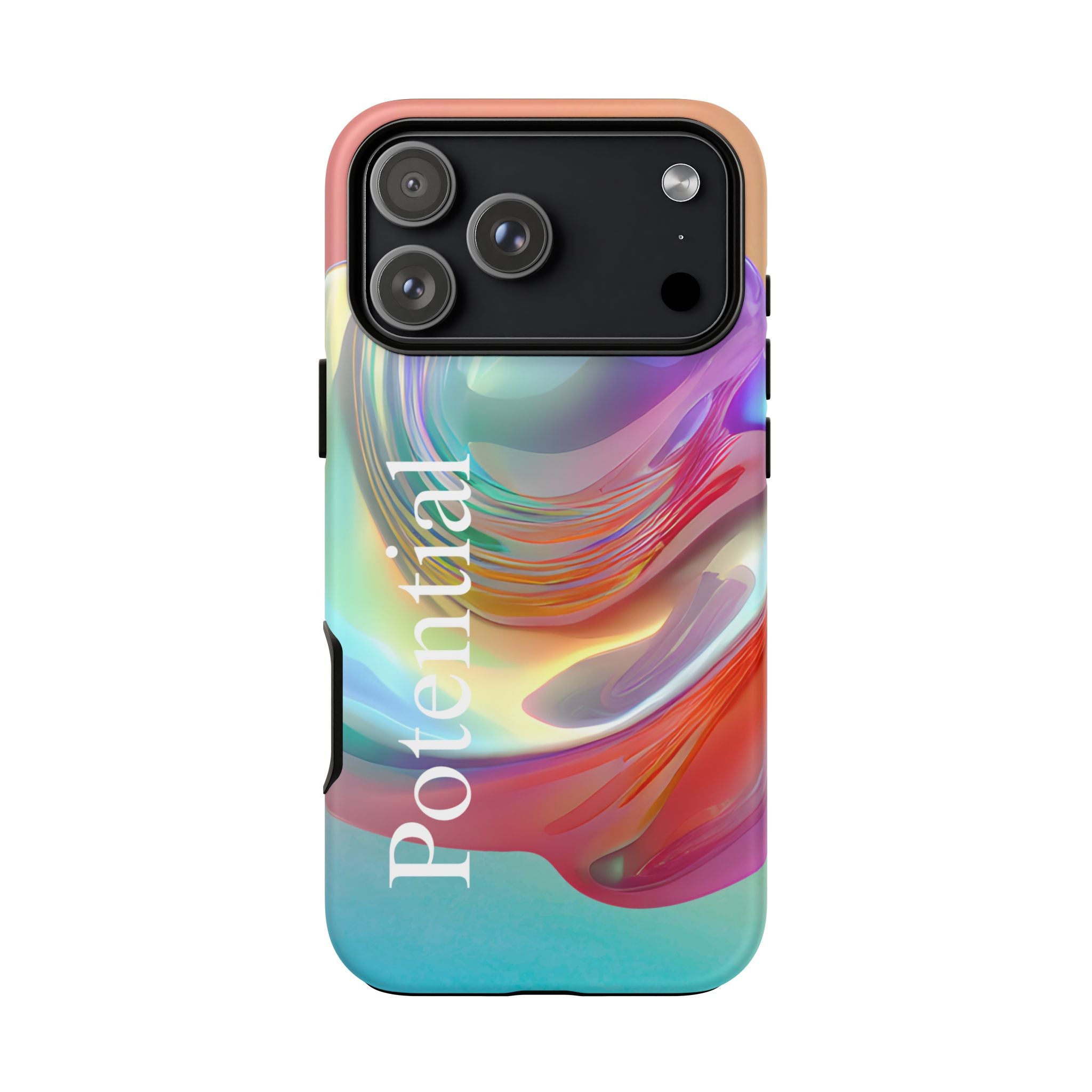 Colorful Phone Tough Case - "Potential" Metamorph Design
