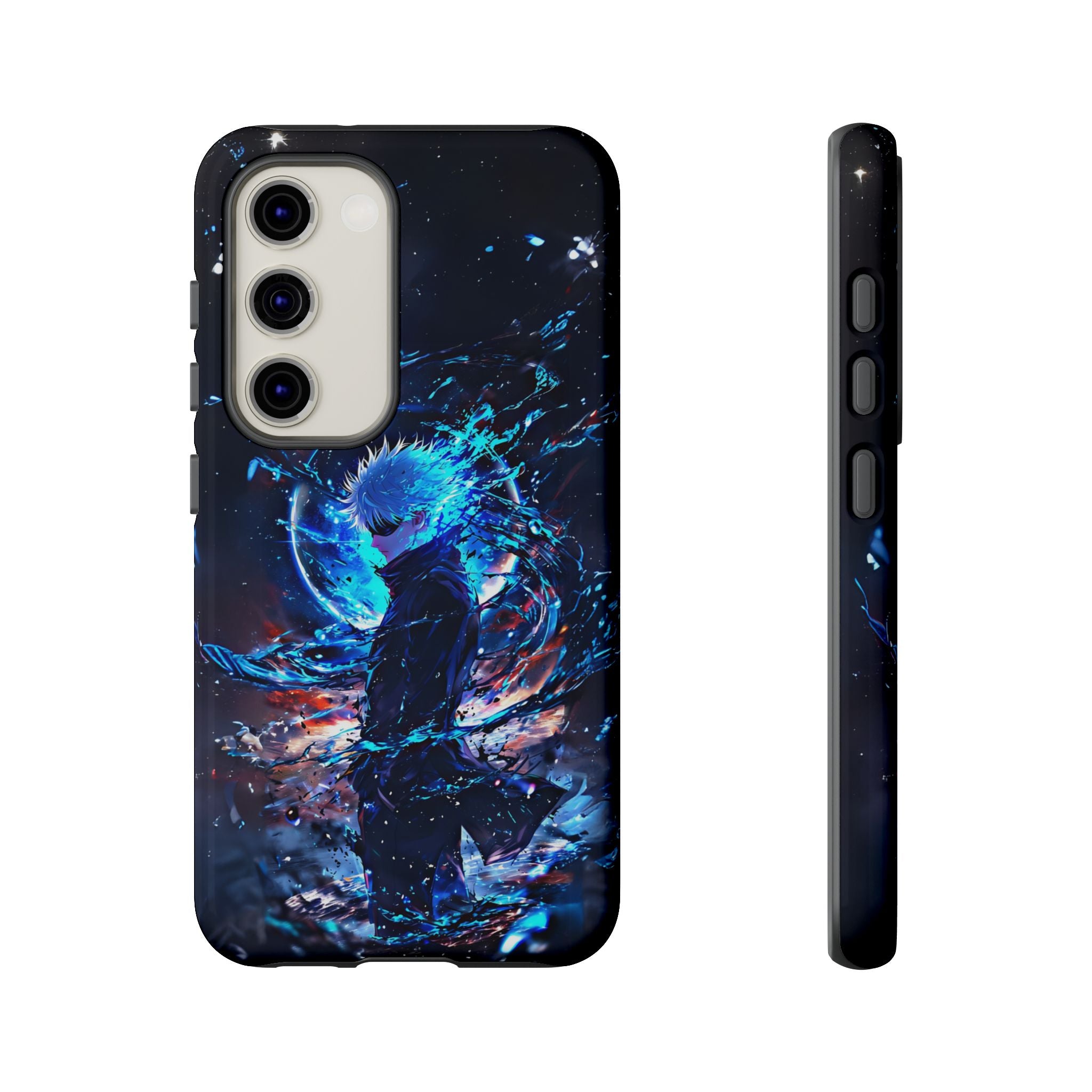 Anime Tough Phone Case – Gojou Satoru Design for iPhone, Samsung, and Google Pixel