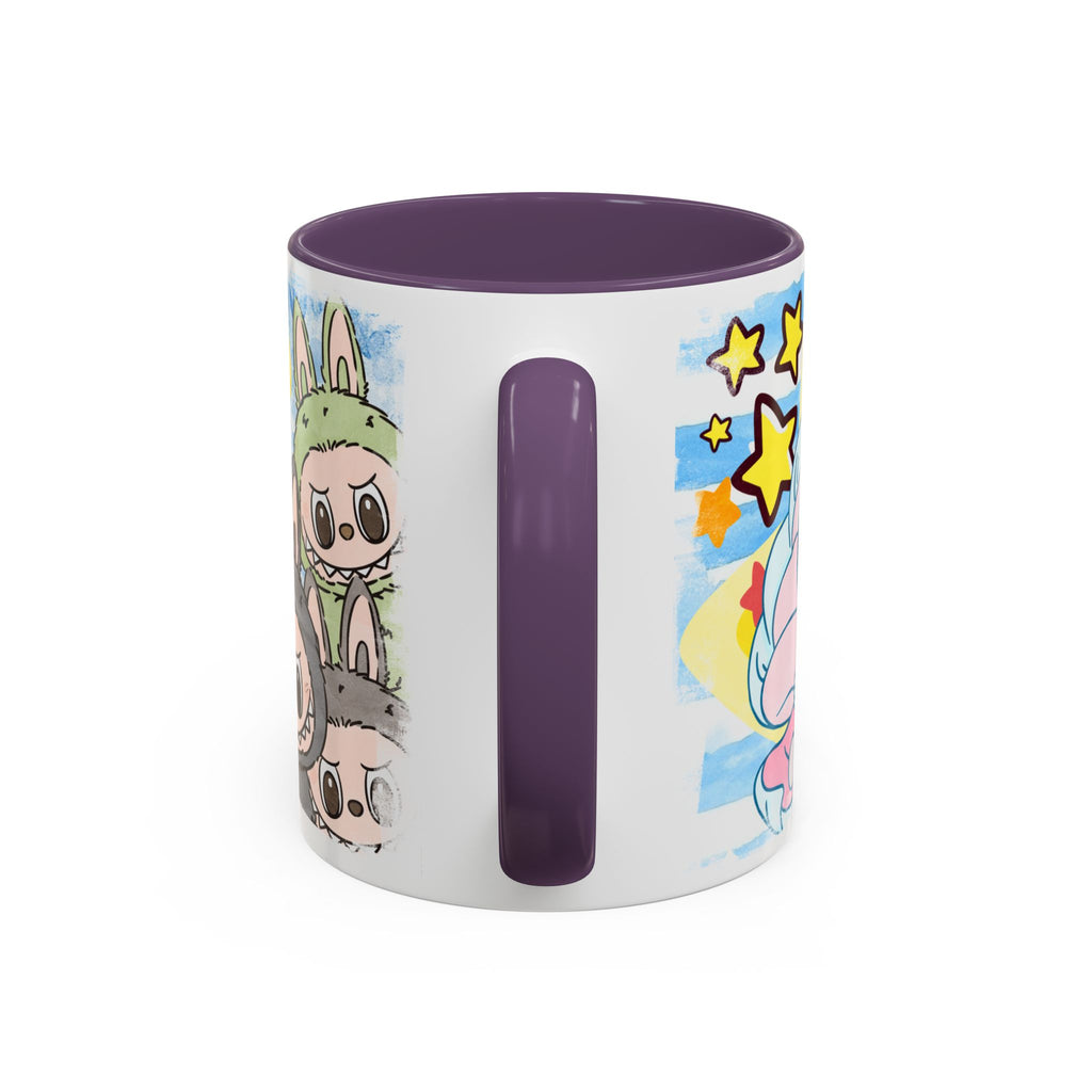 Lazy Yoga Accent Coffee Mug - Cute Animal Design 11oz & 15oz