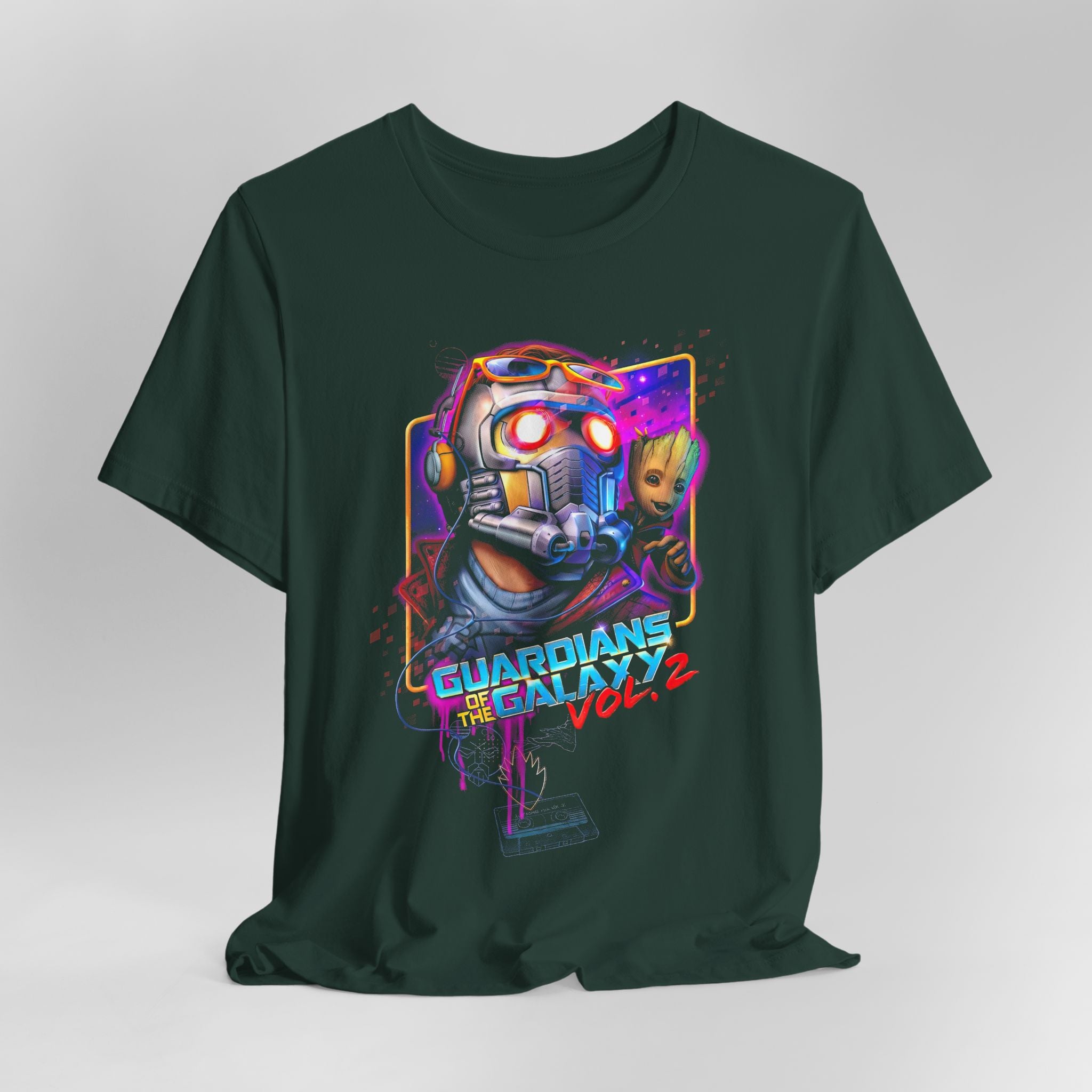 Guardians of the Galaxy Vol. 2 Unisex Jersey Tee | Retro Graphic T-Shirt