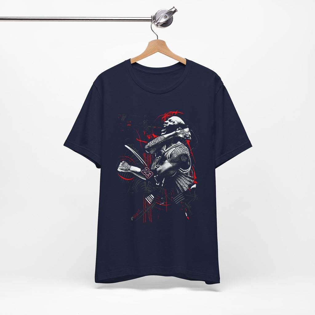 T-Shirt Dark Warrior Graphic Tee | Cool Casual Streetwear Navy