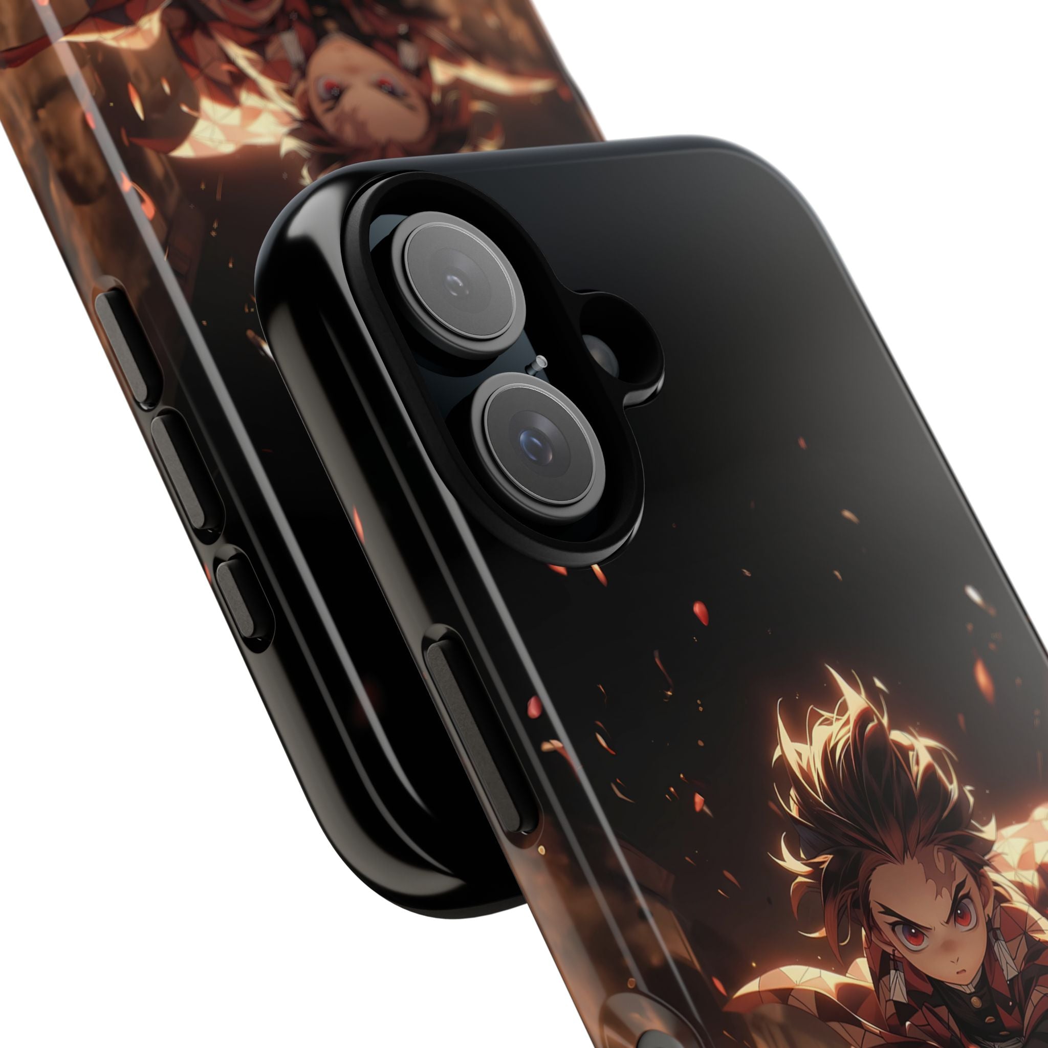 Tough Phone Case – Chibi Tanjiro Kamado Anime Protective Case for iPhone & Samsung