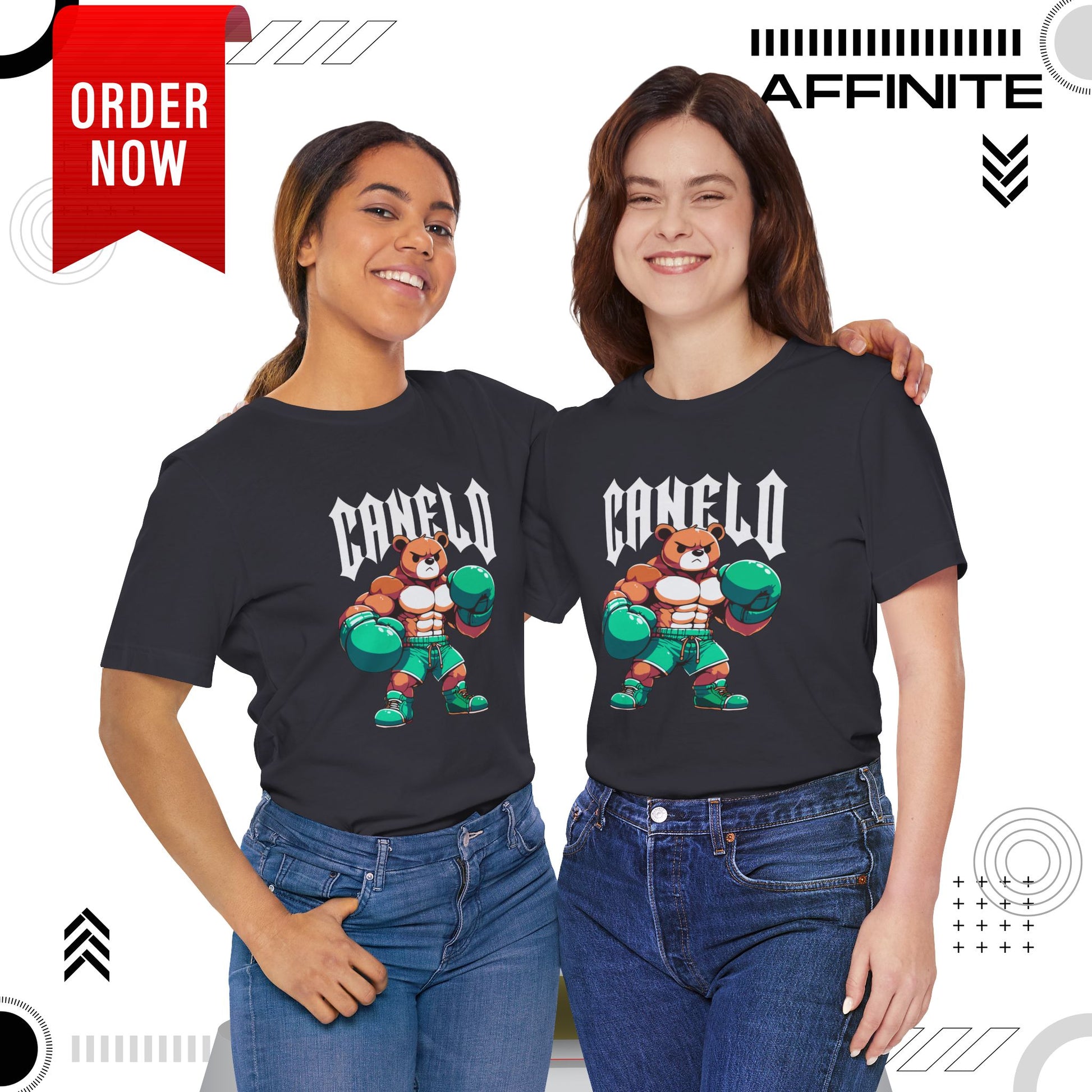T-Shirt Boxing Bear T-Shirt - Unisex Jersey Short Sleeve Tee Inspired by Canelo