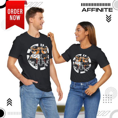 T-Shirt Awesome Bear T-Shirt - Fun Graphic Unisex Tee for Teen & Adults (100% Cotton)