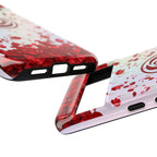 Tough Cases - Red Blossom Elegance Themed Phone Protection for iPhone, Samsung, and Google Pixel (Matte/Glossy)