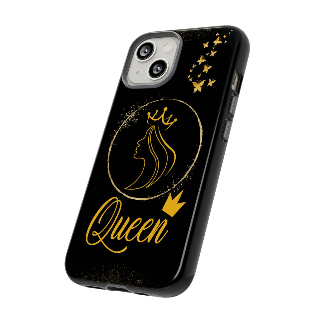 Tough Case Queen Phone Case – Matte & Glossy Crown Design for iPhone, Samsung & Pixel