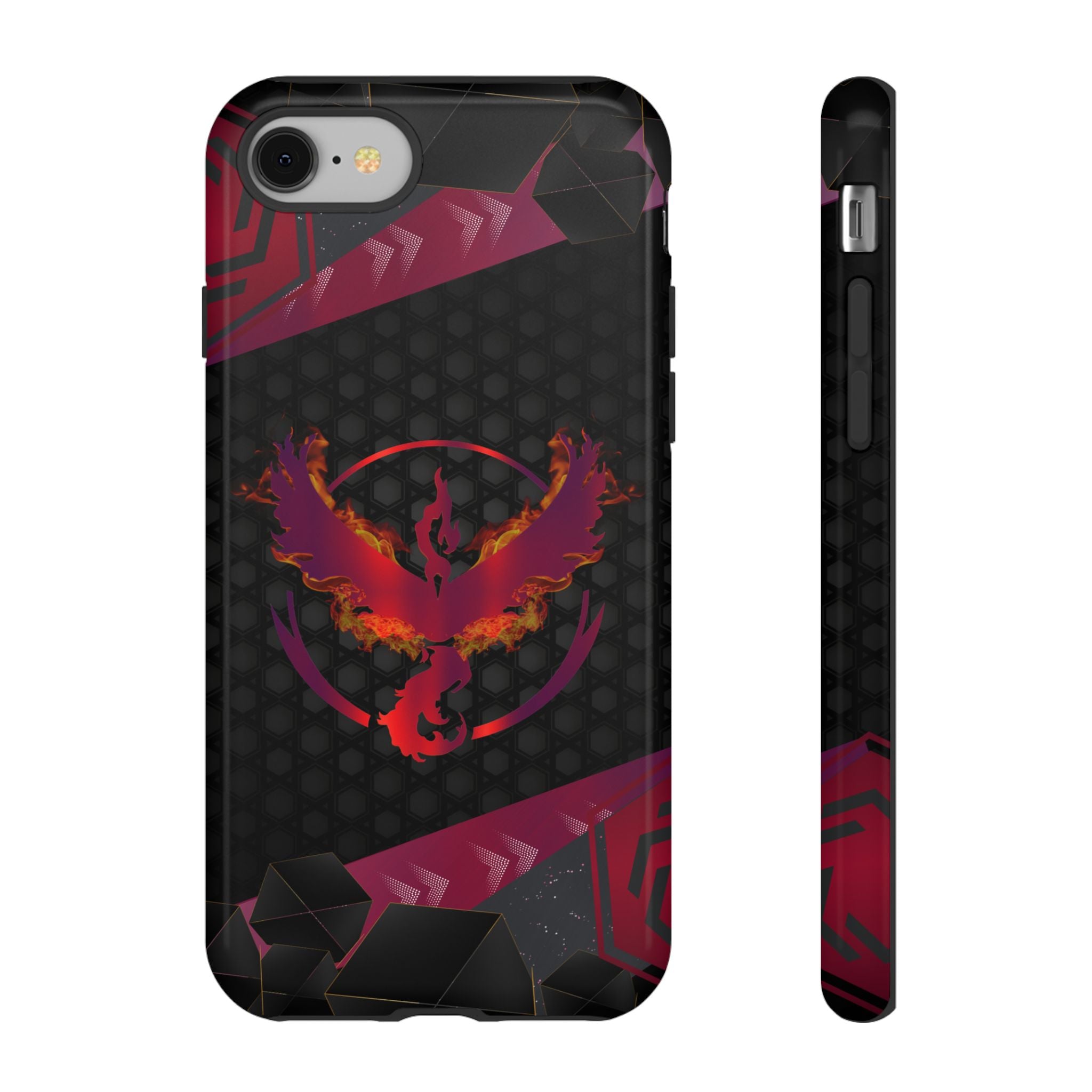 Pokémon Phone Case – Team Valor Tough & Rugged Dual-Layer Protection for iPhone, Samsung, Pixel | Wireless Charging Ready